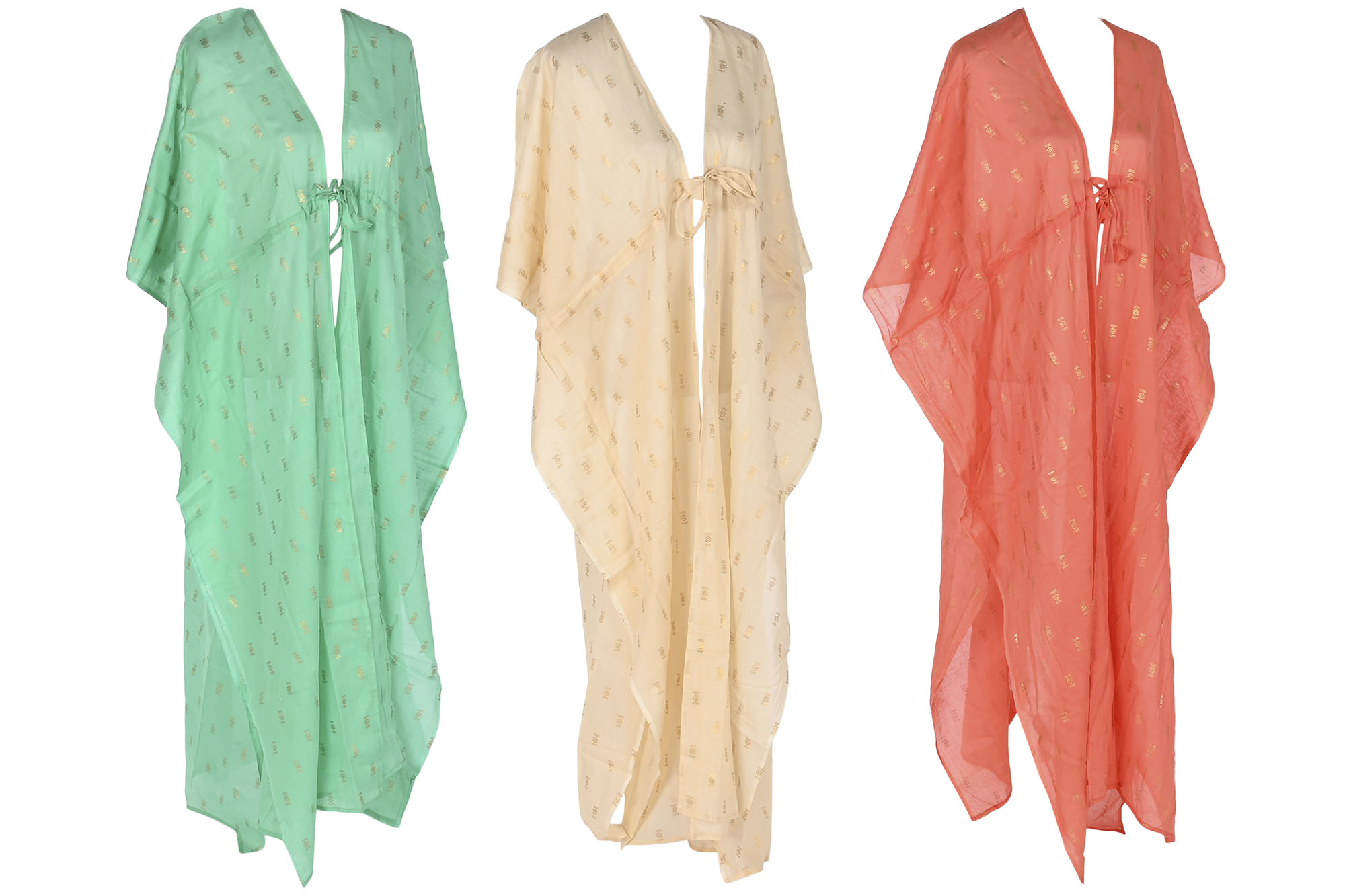 KAFTAN ALGODON 80X80X140 TALLA U 3 SURT.