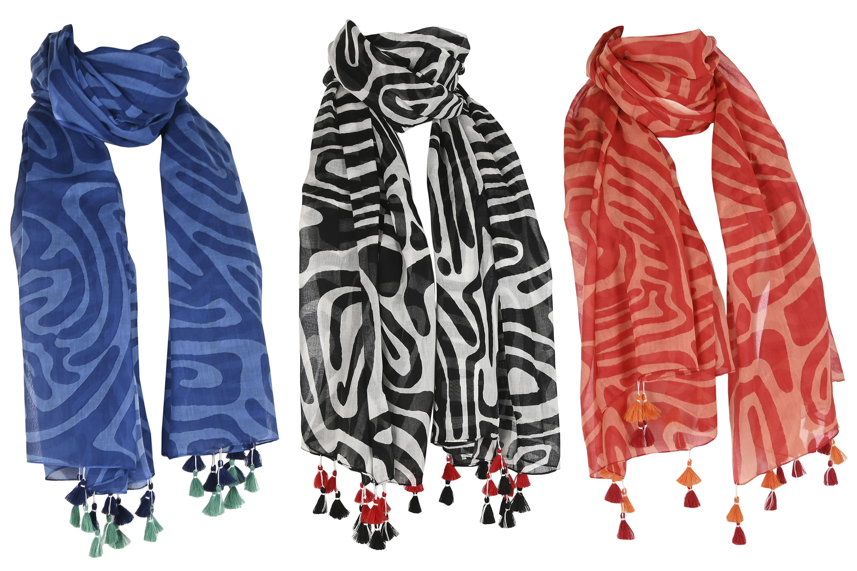 FOULARD ALGODON 100X180 3 SURT.