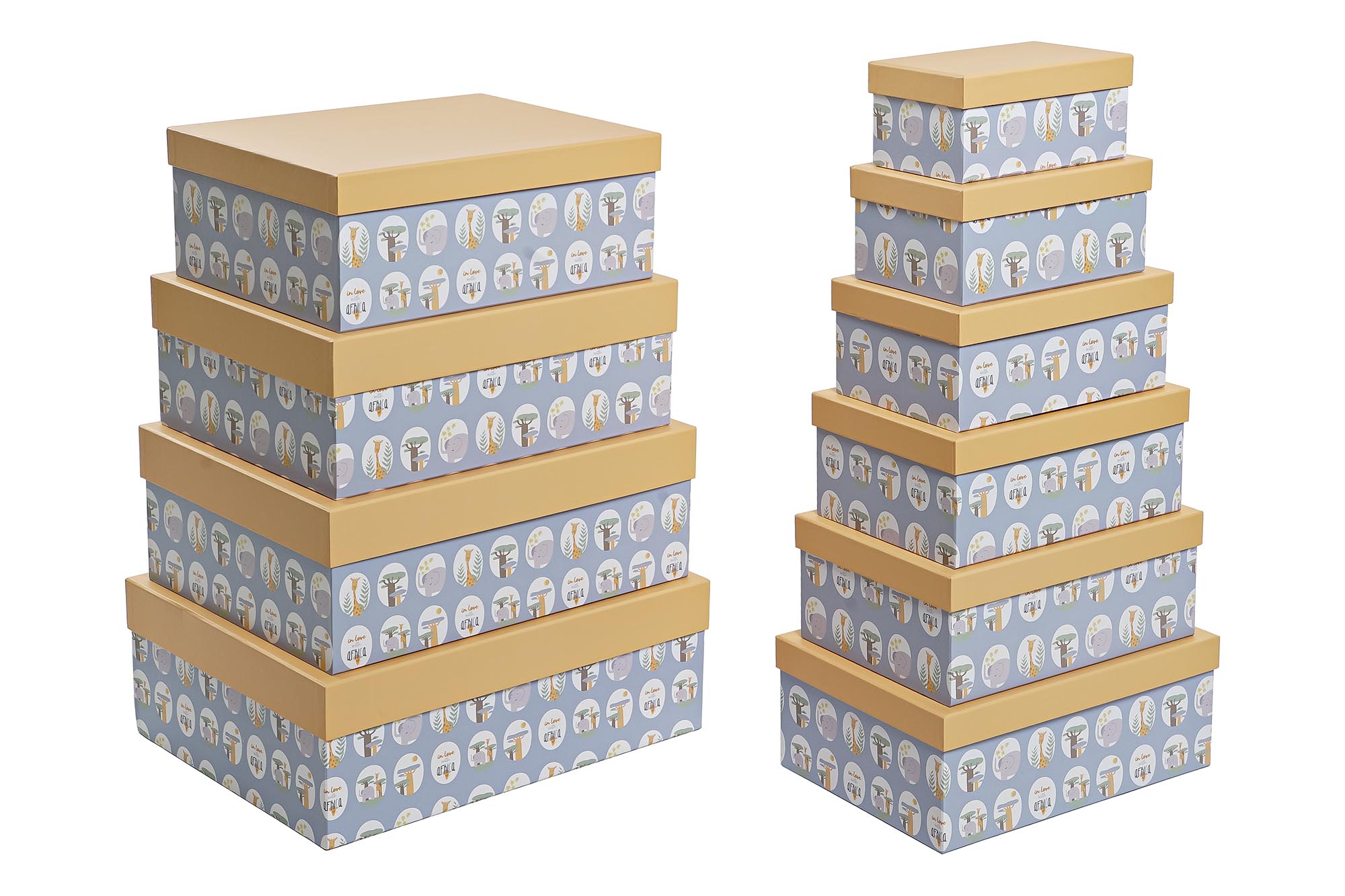 CAJA SET 10 CARTON 43,5X33,5X15,5 AZUL