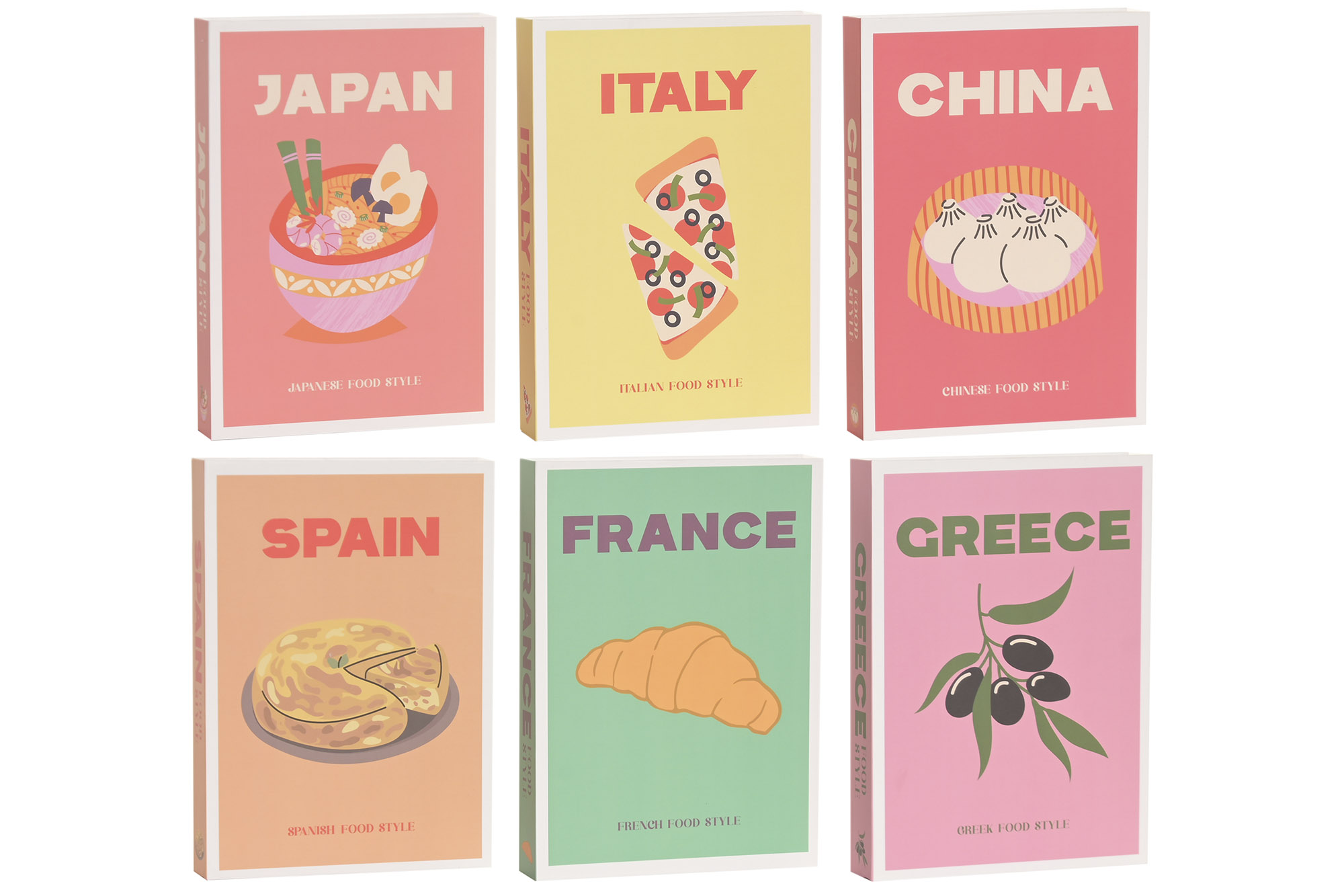 CAJA LIBRO CARTON 18X3,7X25 CIUDADES 6 SURT.