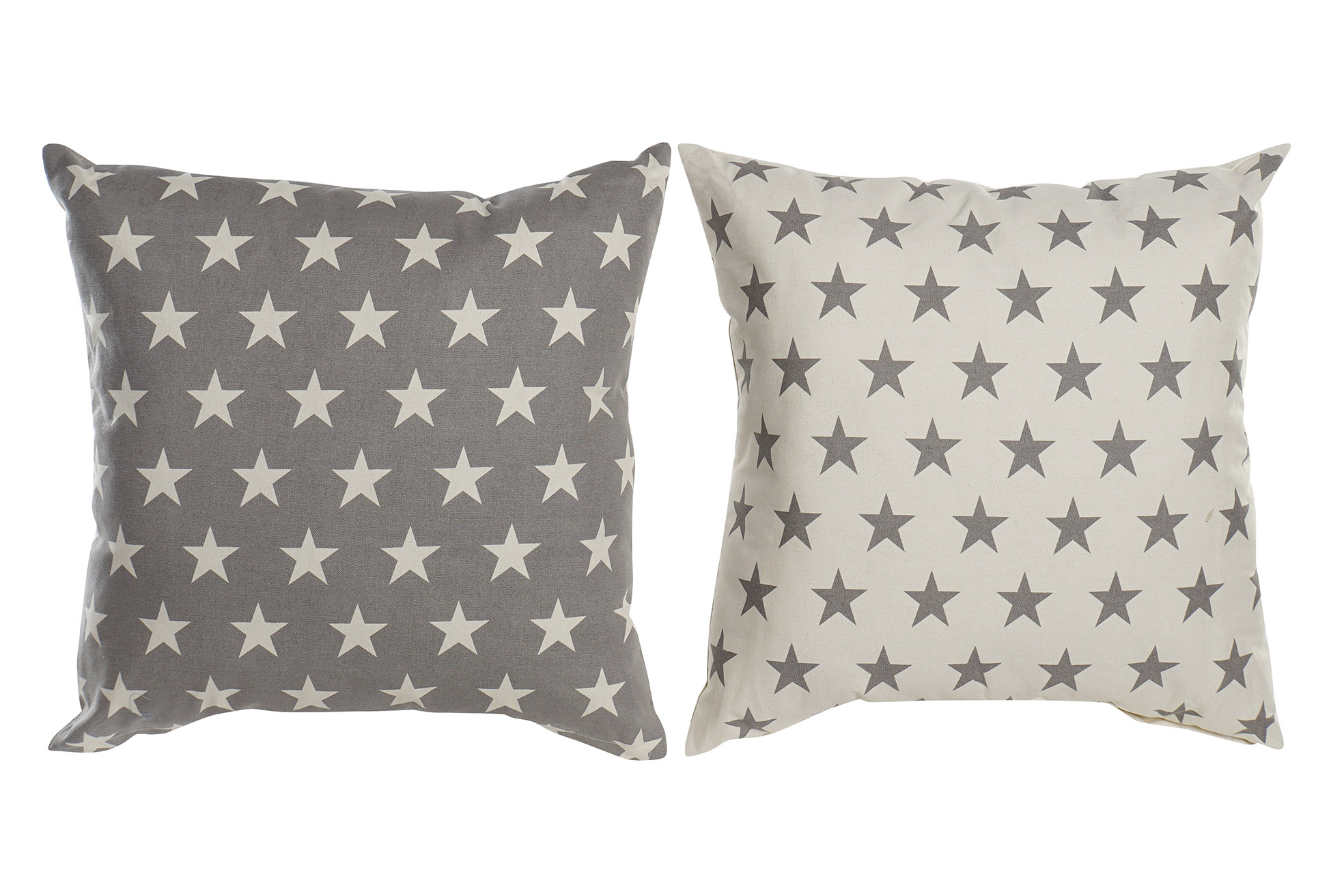 COJIN POLIESTER ALGODON 60X10X60 ESTRELLAS 2 SURT.