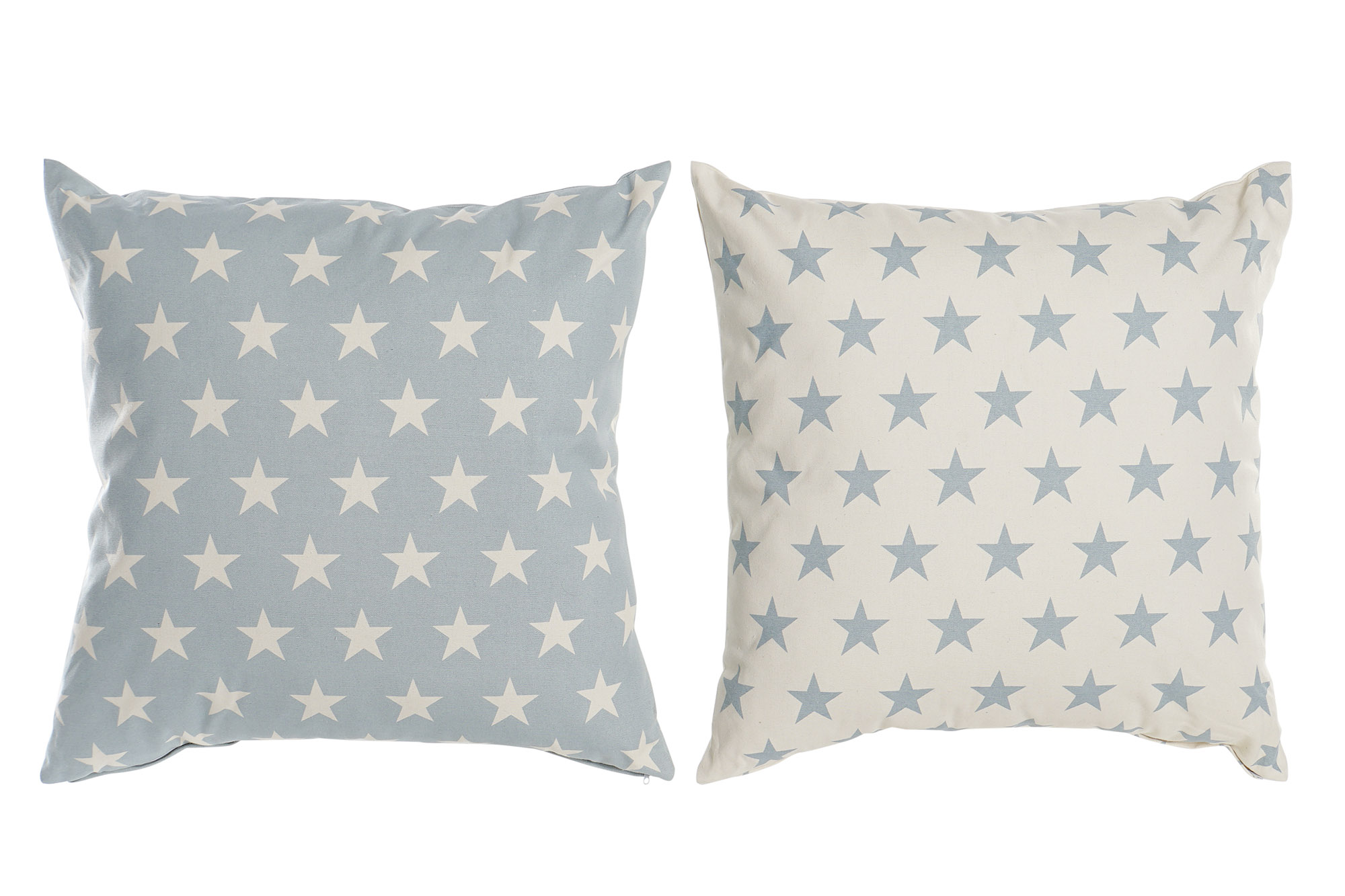 COJIN POLIESTER ALGODON 60X10X60 ESTRELLAS 2 SURT.