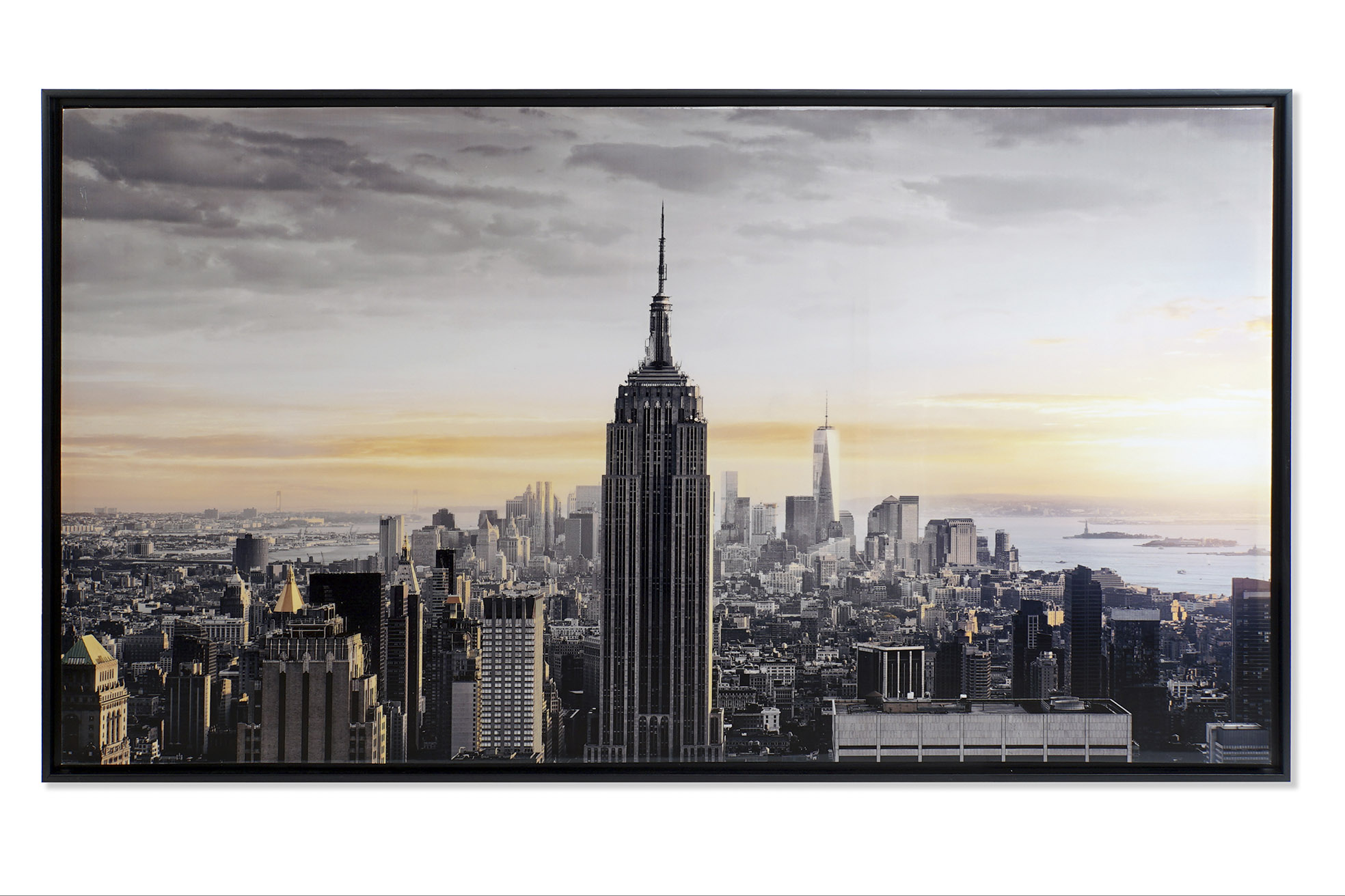 CUADRO LIENZO PS 144X3,5X84 NEW YORK ENMARCADO