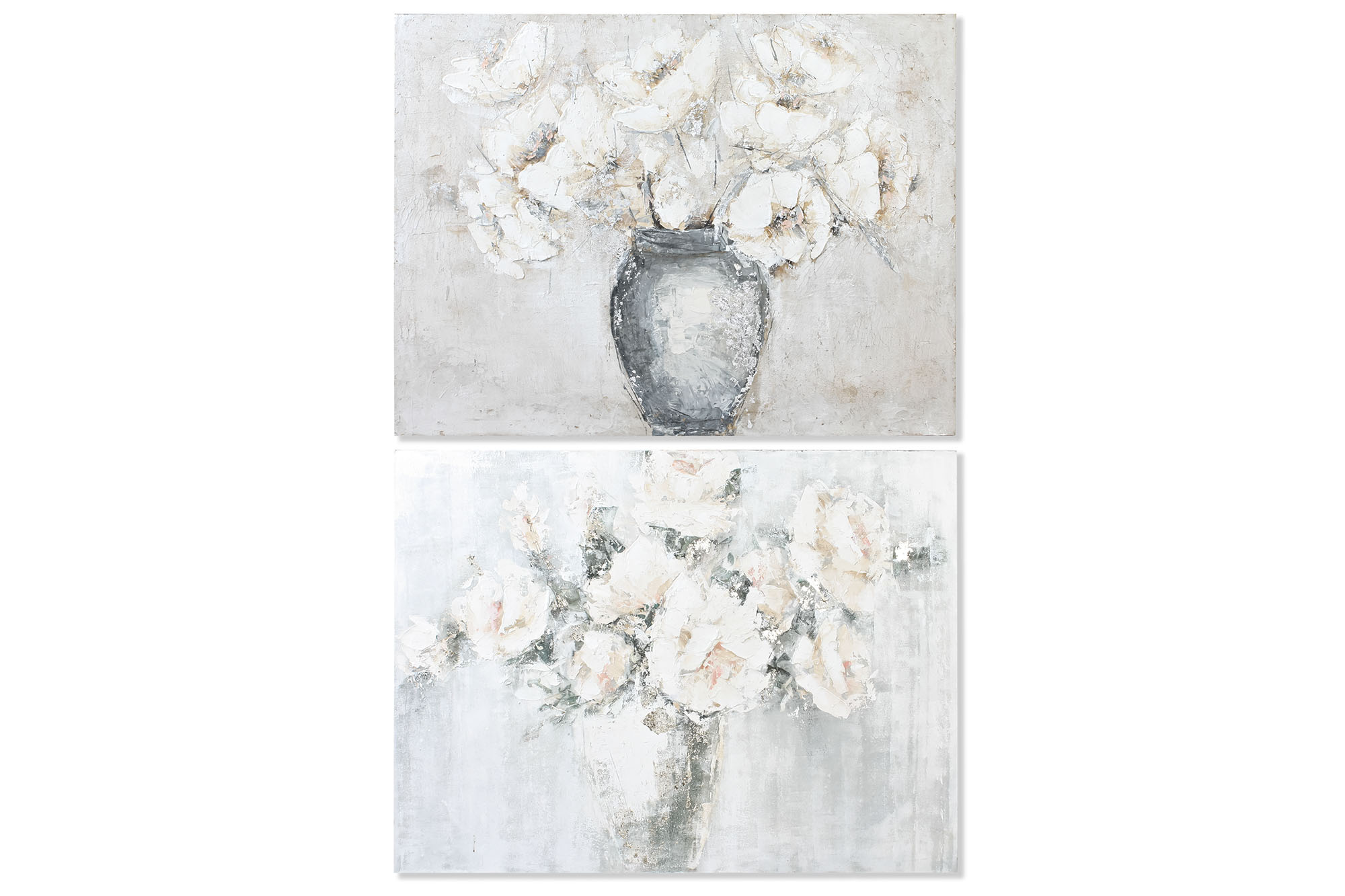 CUADRO LIENZO 120X3,8X90 JARRON CON FLORES 2 SURT.