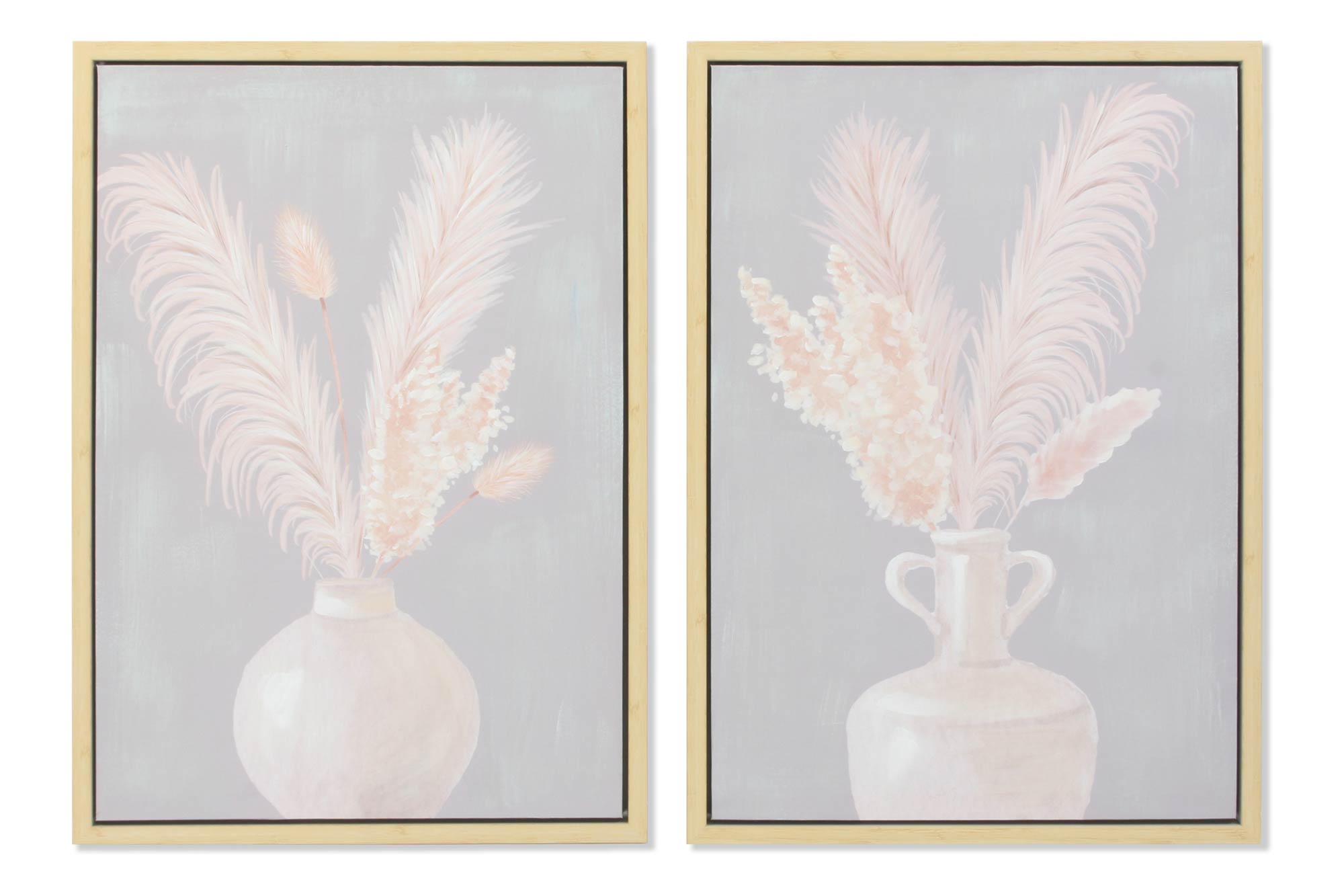 CUADRO LIENZO PS 50X4X70 JARRON ENMARCADO 2 SURT.
