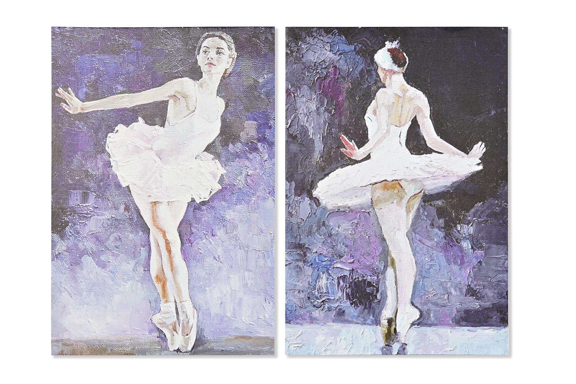 CUADRO LIENZO PINO 40X1,8X60 BAILARINA 2 SURT.