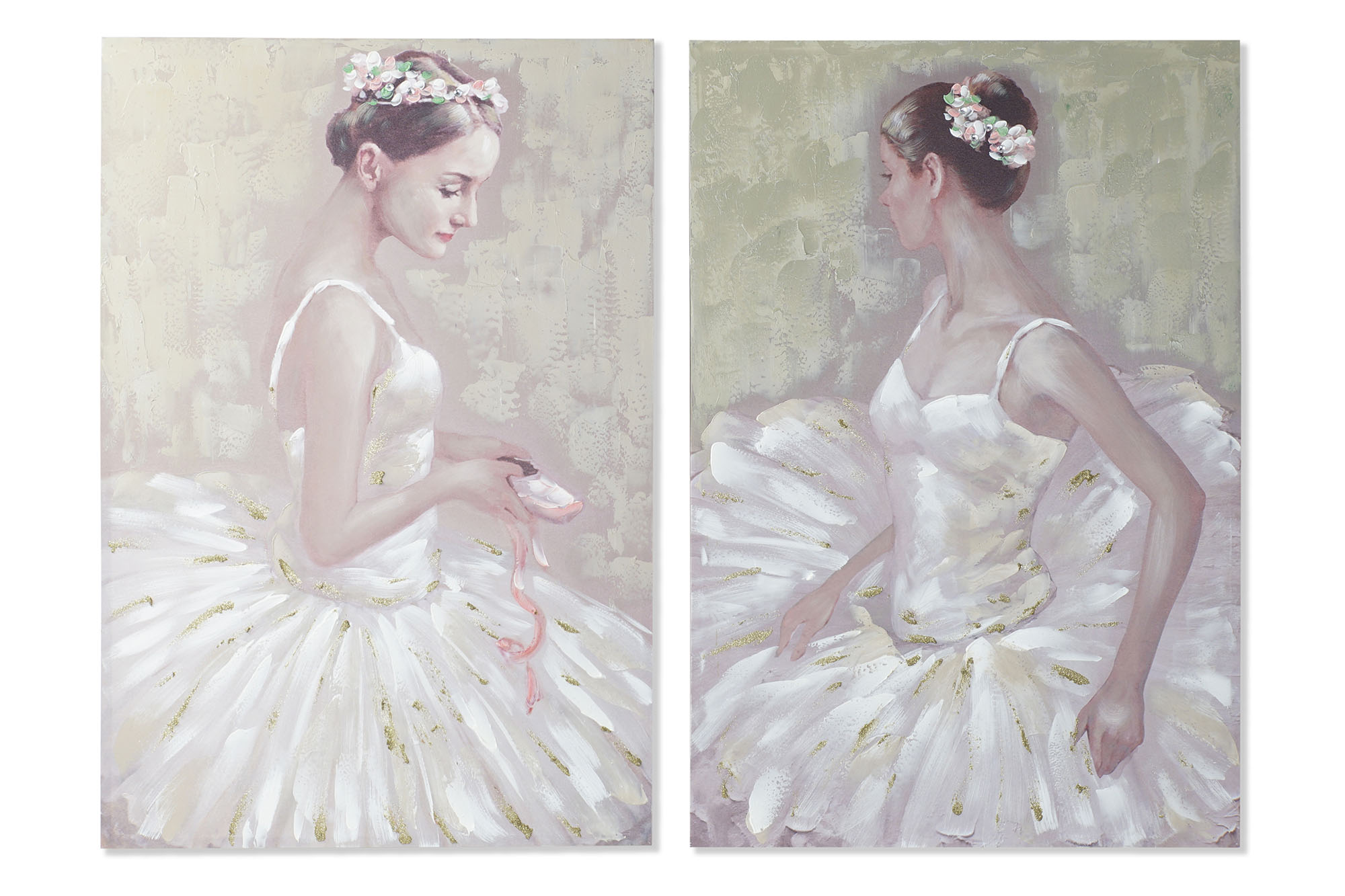 CUADRO LIENZO MDF 80X3X120 BALLET 2 SURT.