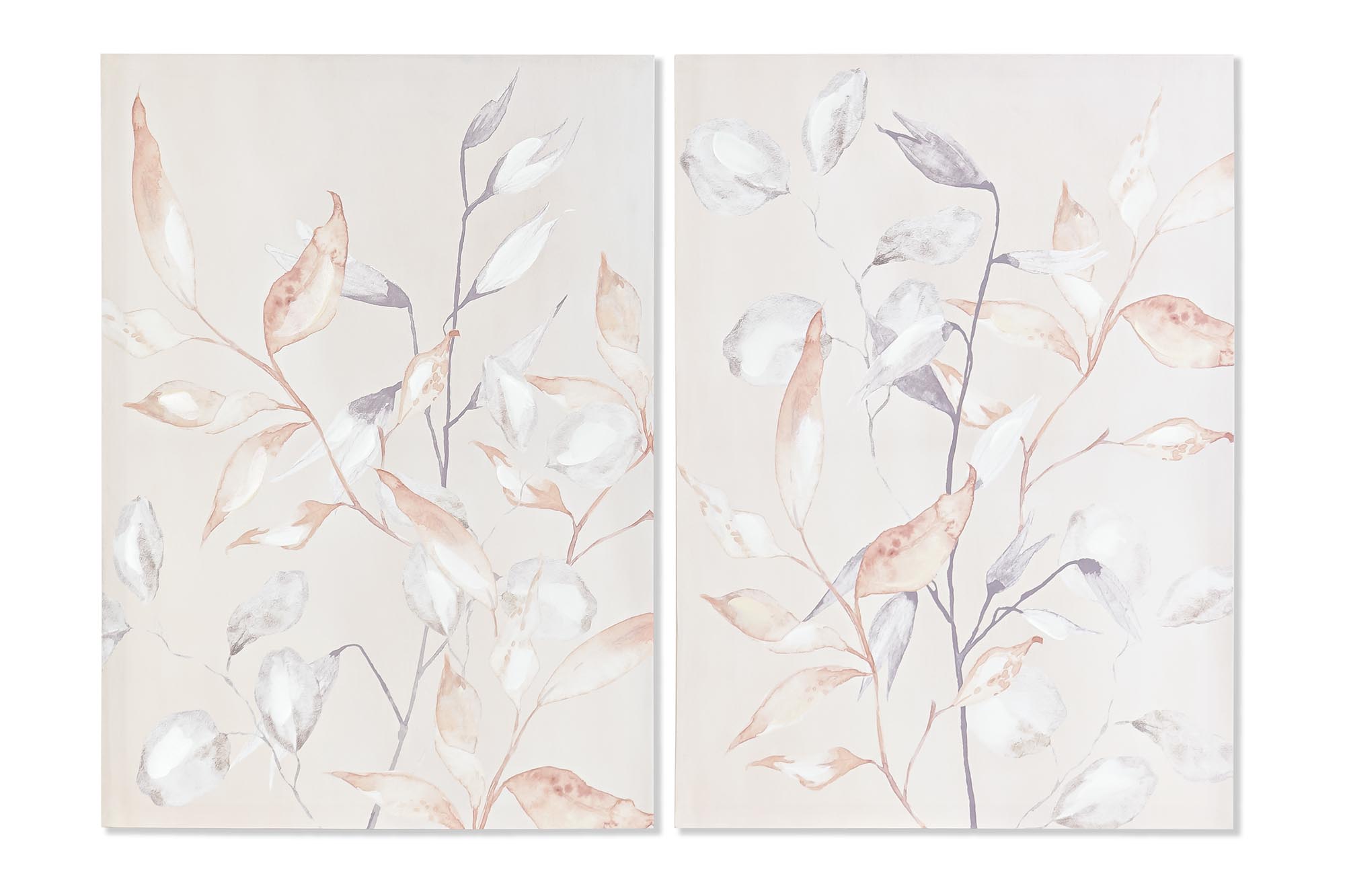 CUADRO LIENZO ABETO 50X3X70 HOJAS 2 SURT.