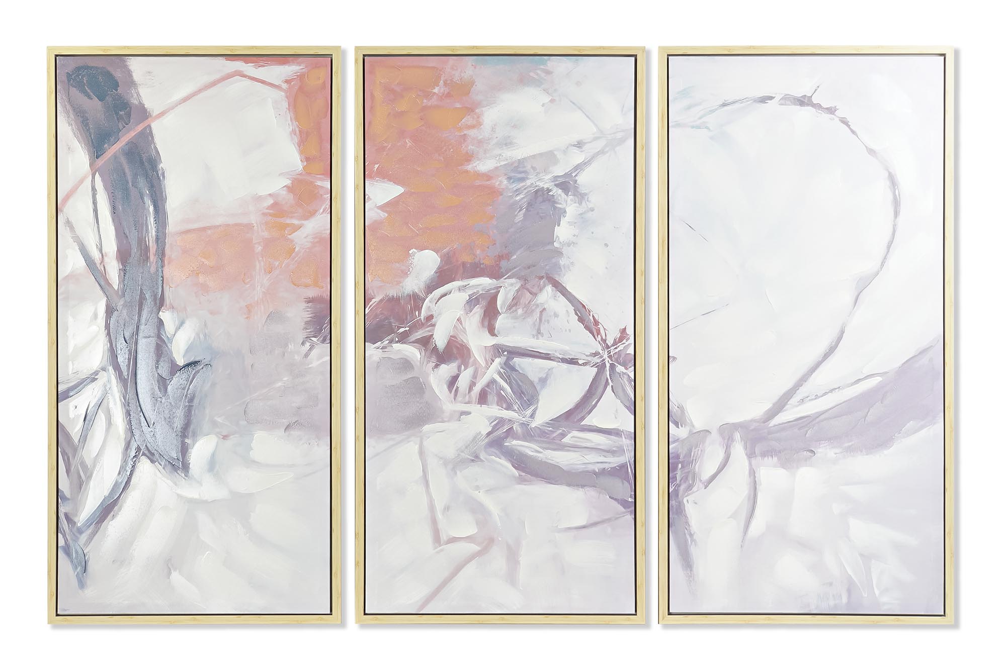 CUADRO SET 3 LIENZO PS 180X4X120 ABSTRACTO
