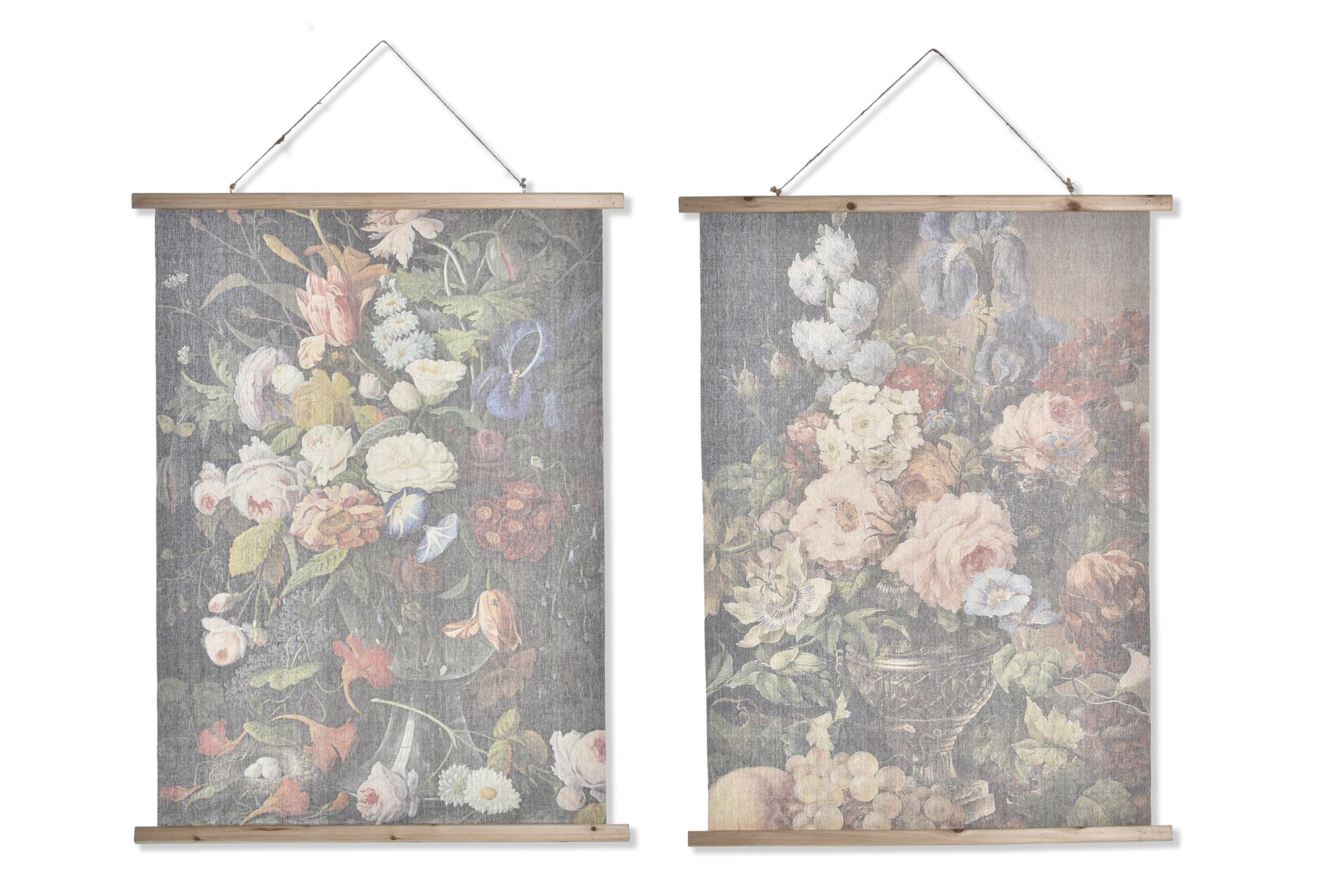 LIENZO ABETO CUERDA 75X2X100 FLORES 2 SURT.
