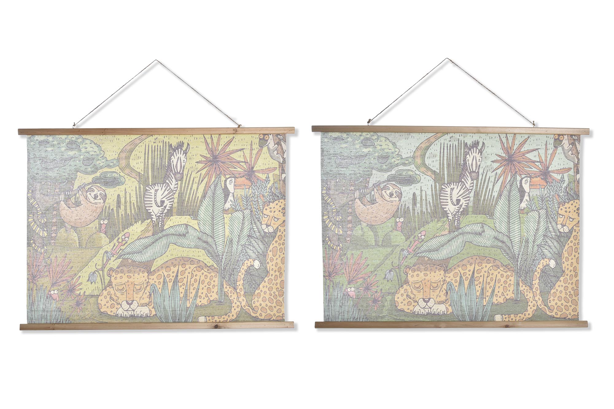 LIENZO ABETO CUERDA 100X2X75 ANIMALES 2 SURT.