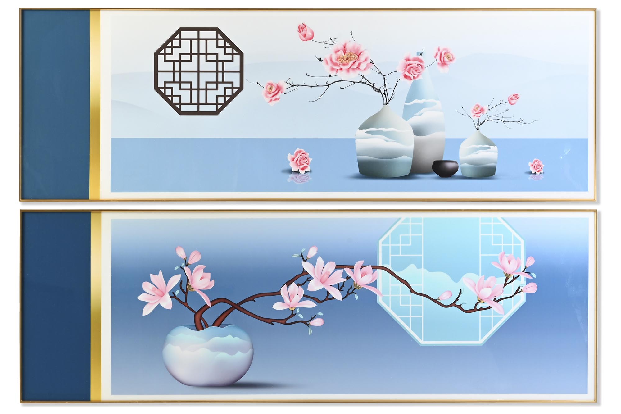 CUADRO ALUMINIO MDF 180X3X60 ORIENTAL 2 SURT.