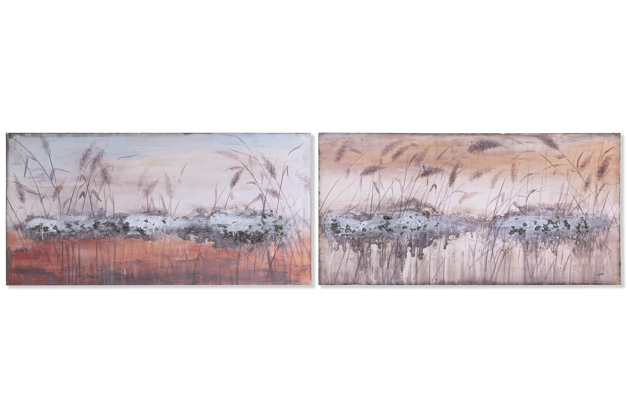 CUADRO LIENZO PINO 140X3,5X70 PINTADO MANO 2 SURT.
