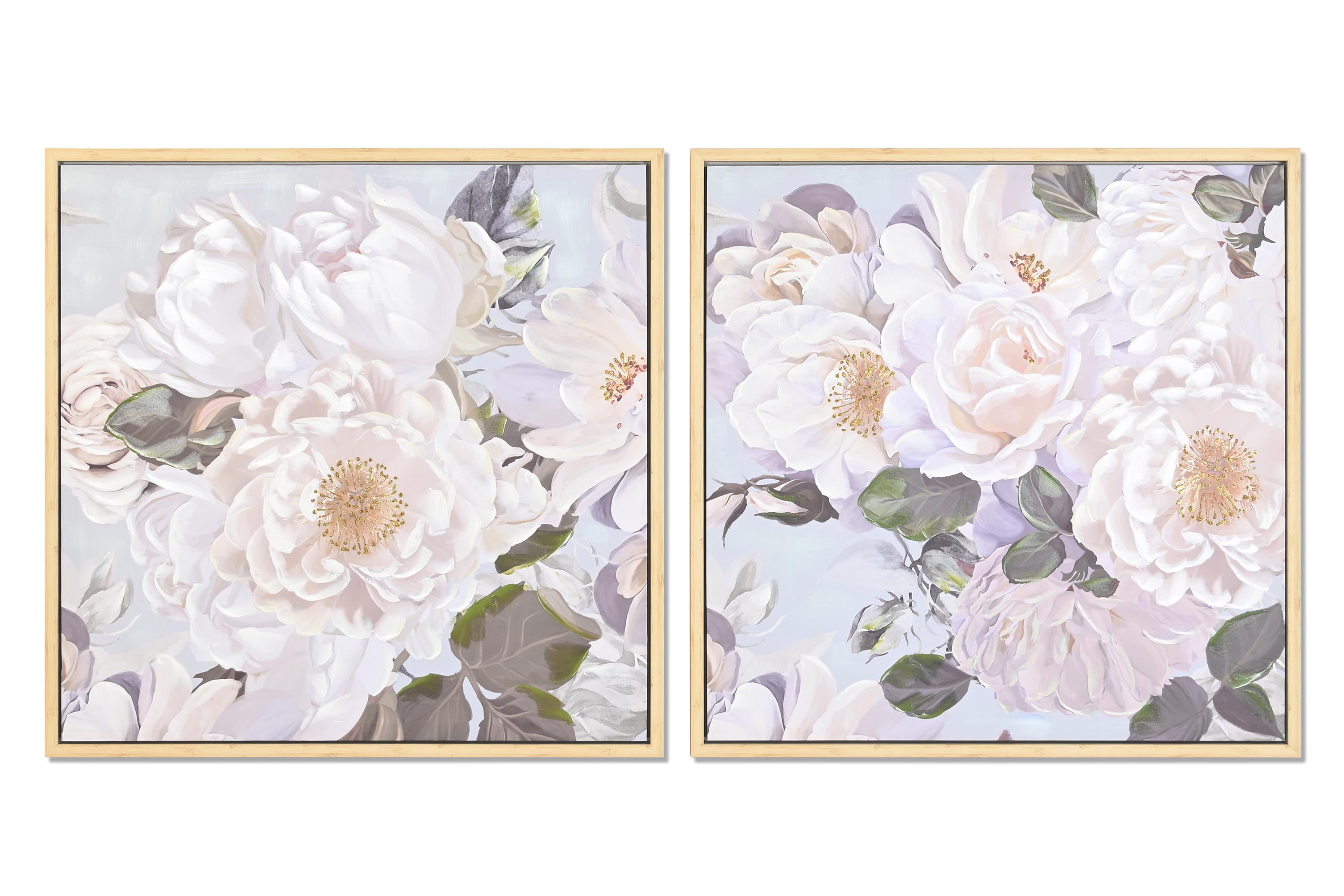 CUADRO LIENZO PS 80X4X80 FLORES 2 SURT.