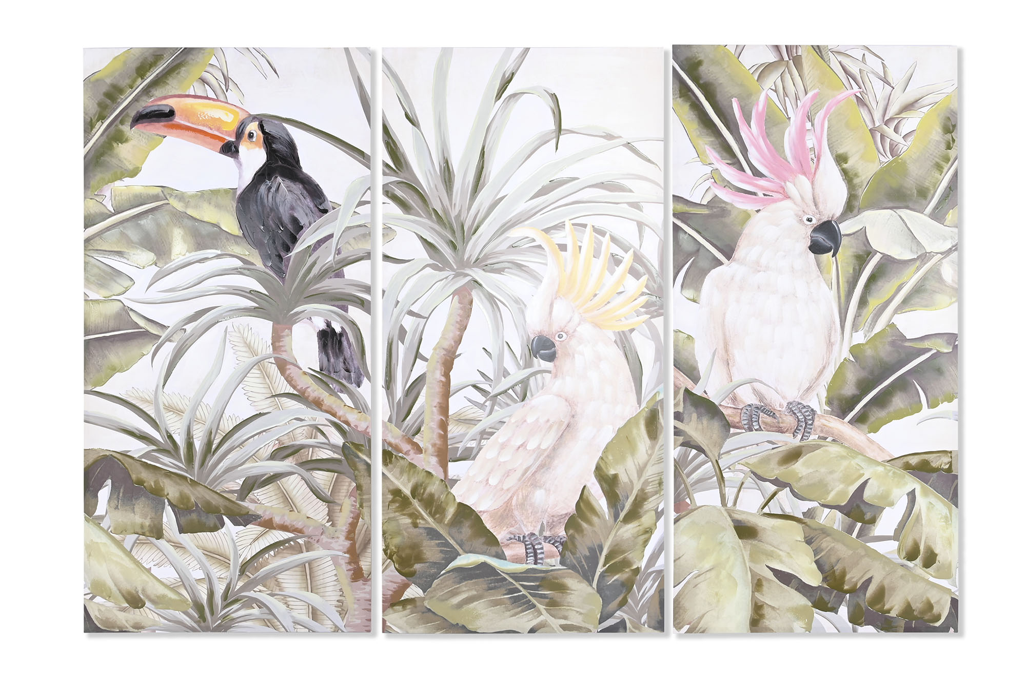 CUADRO LIENZO ABETO 90X3X190 TROPICAL 3 SURT.