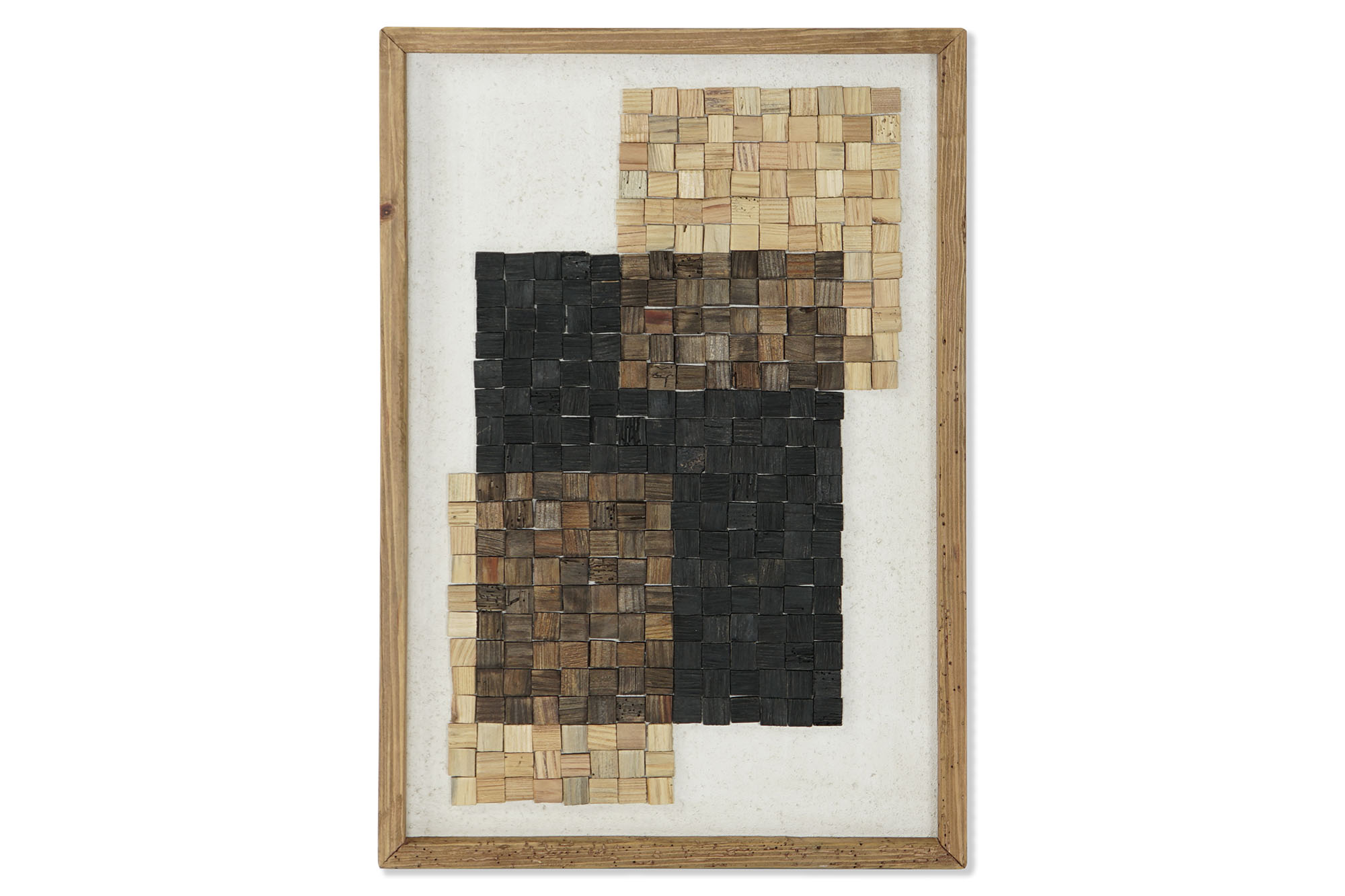CUADRO MADERA RECICLADA 42X4X62 NATURAL