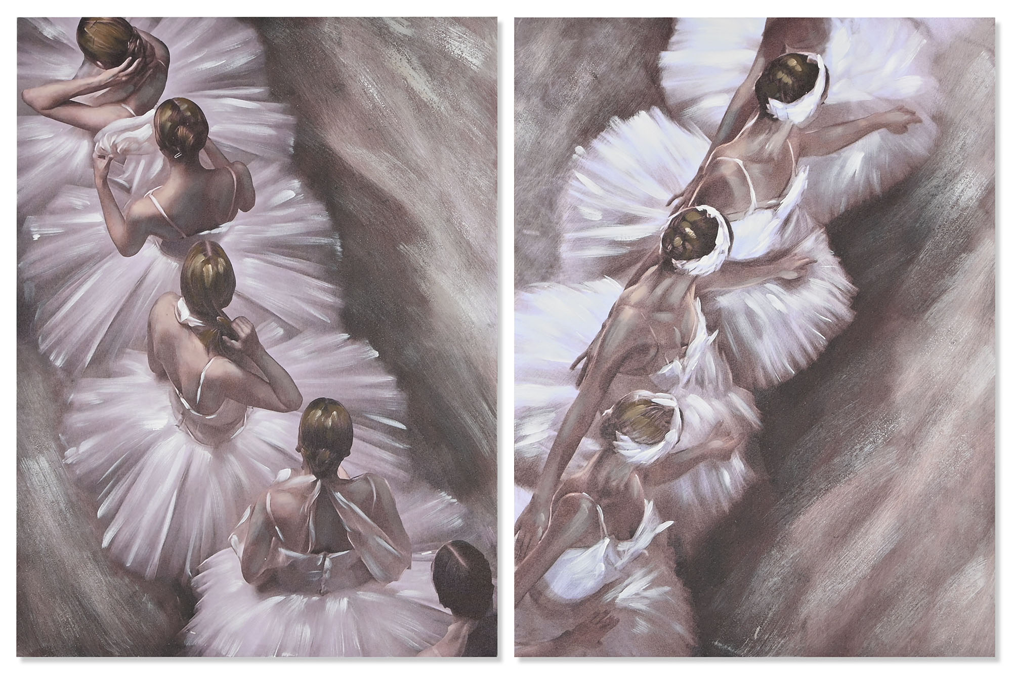 CUADRO LIENZO MDF 60X3X80 BAILARINAS 2 SURT.