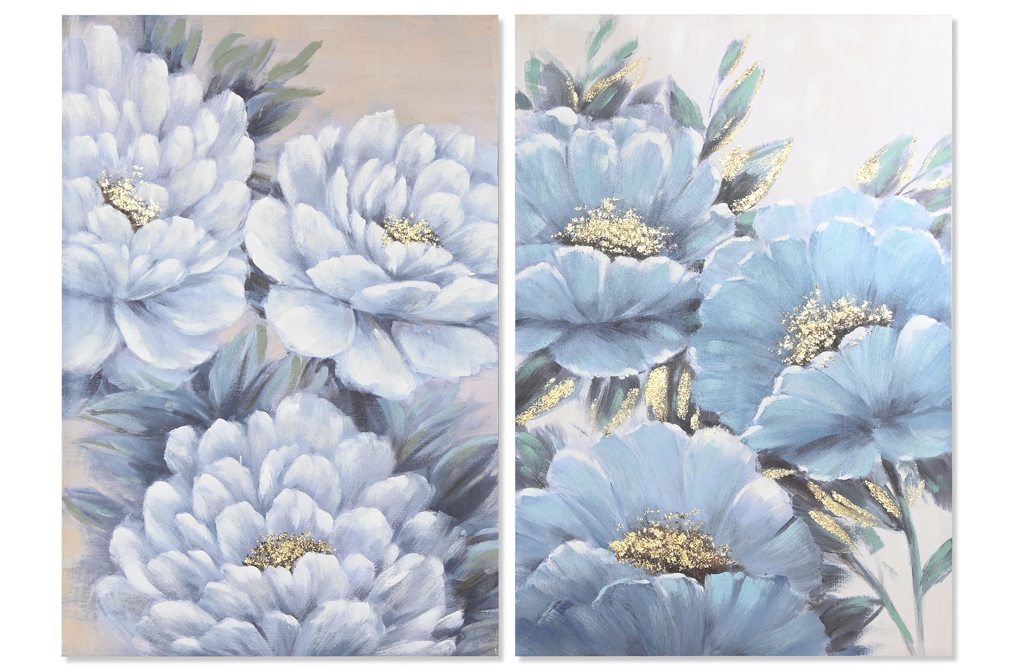 CUADRO LIENZO MDF 80X3X120 HORTENSIAS 2 SURT.