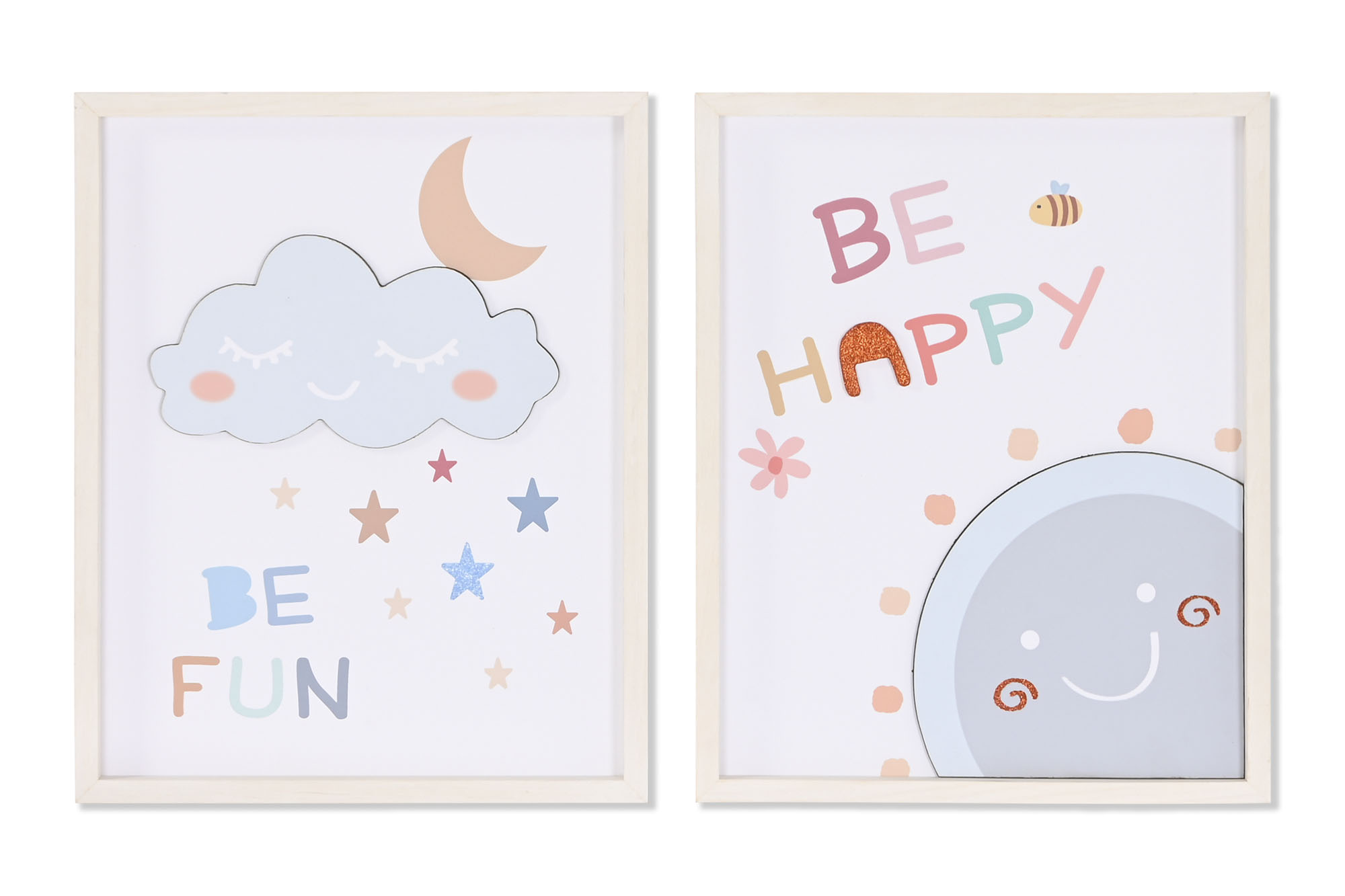 CUADRO PS MDF 40X2X50 INFANTIL ENMARCADO 2 SURT.