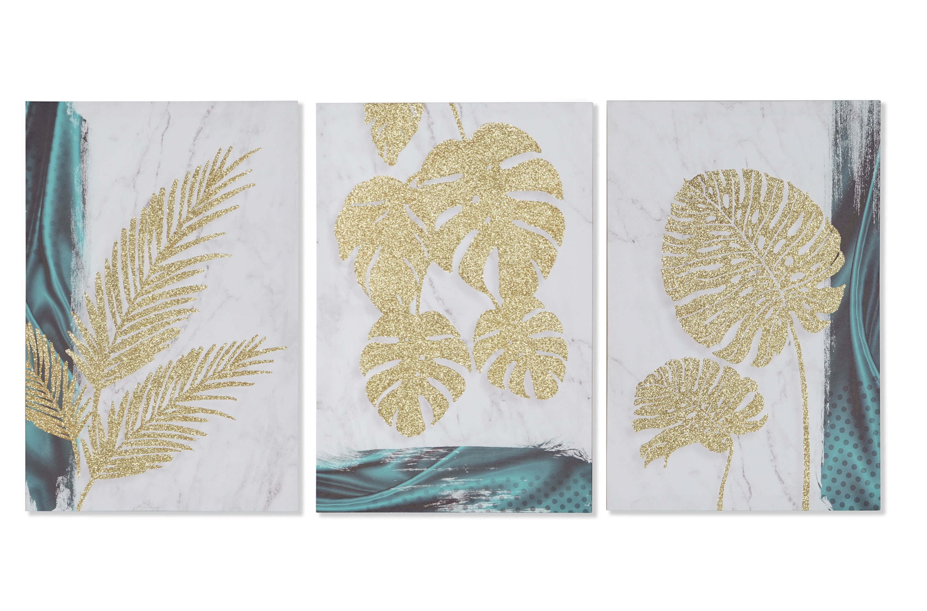 CUADRO LIENZO MDF 40X1,8X60 HOJAS 3 SURT.