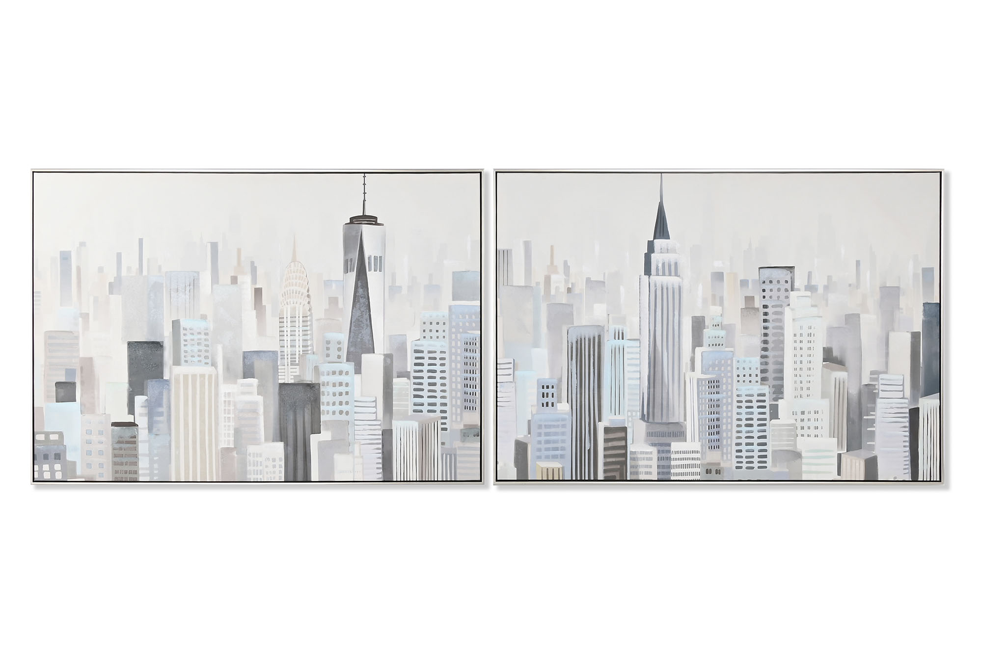 CUADRO LIENZO PS 122X4,5X82 CIUDAD 2 SURT.