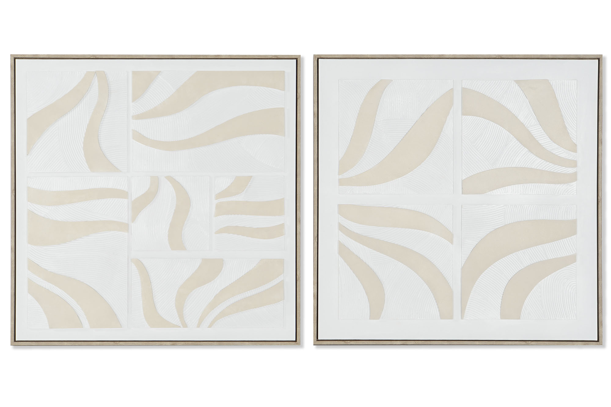 CUADRO LIENZO PS 83X4,5X83 ABSTRACTO 3D 2 SURT.