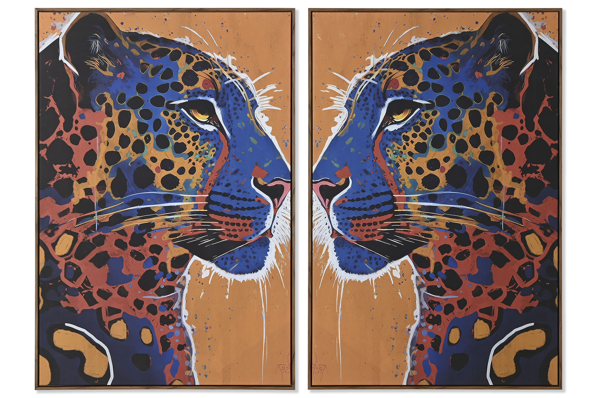 CUADRO PS LIENZO 80X4,5X120 LEOPARDO 2 SURT.
