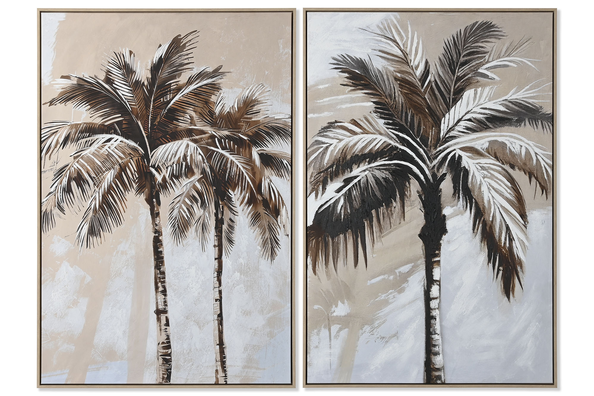 CUADRO PS LIENZO 83X4,5X123 PALMERA 2 SURT.
