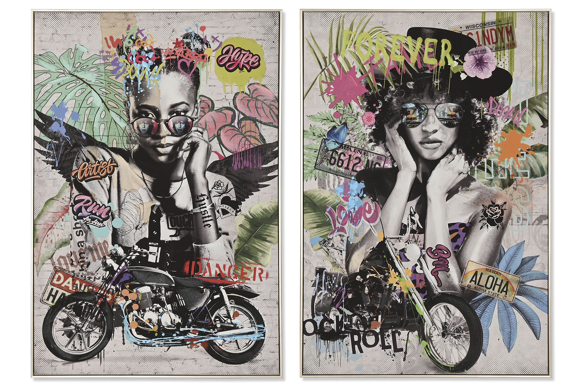 CUADRO LIENZO PS 80X3,5X120 URBAN 2 SURT.
