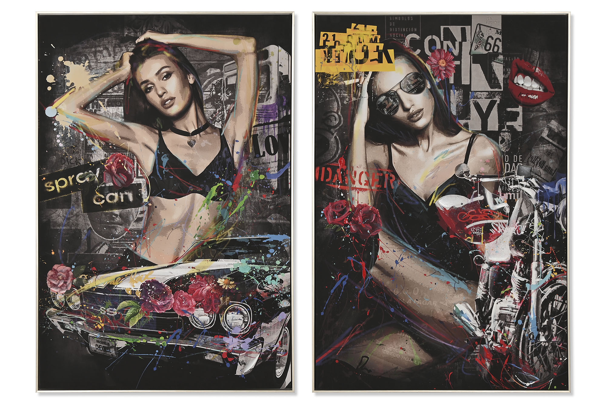 CUADRO LIENZO PS 80X3,5X120 URBAN 2 SURT.