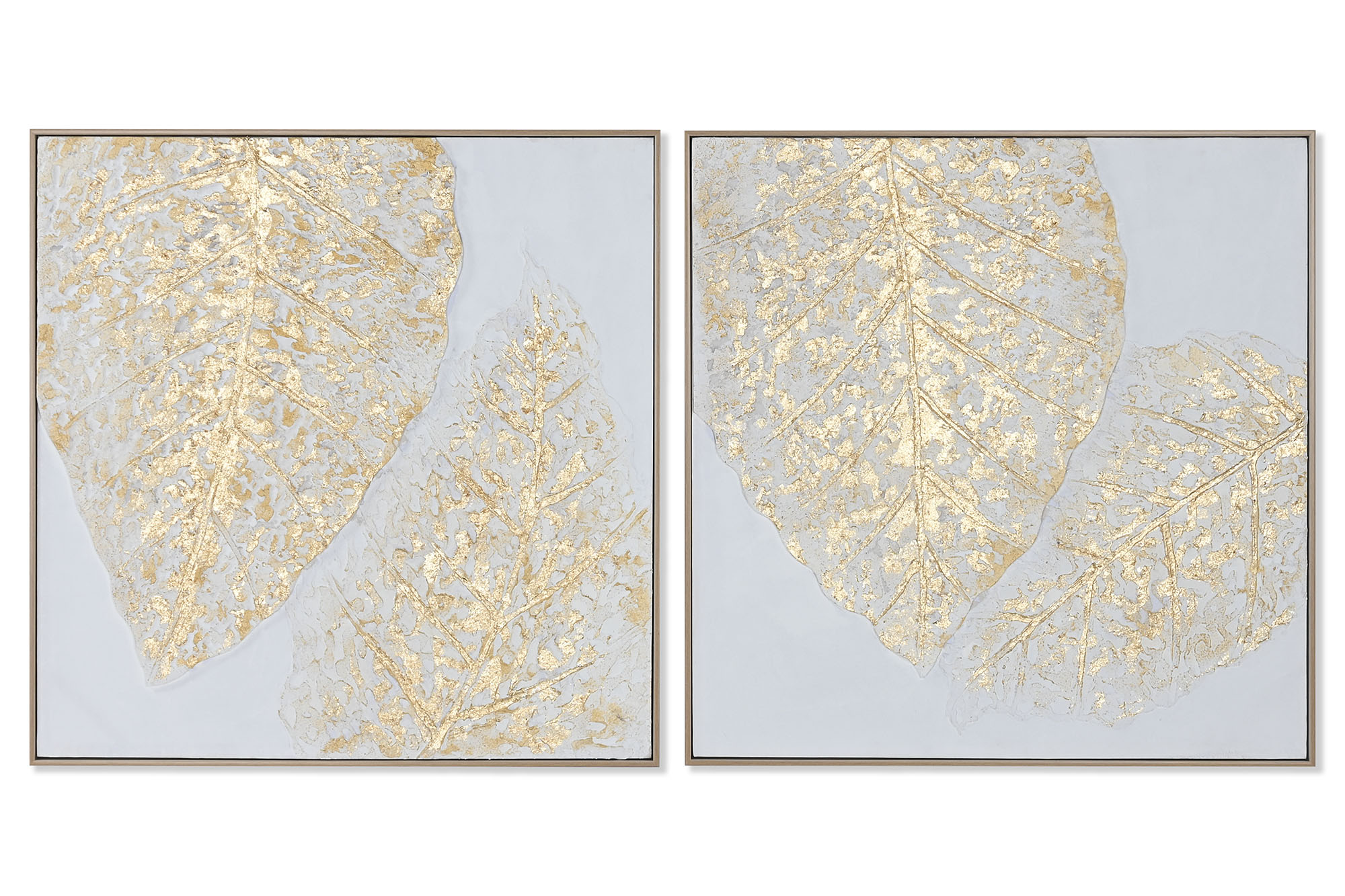 CUADRO LIENZO MDF 82X4,5X82 HOJAS 2 SURT.