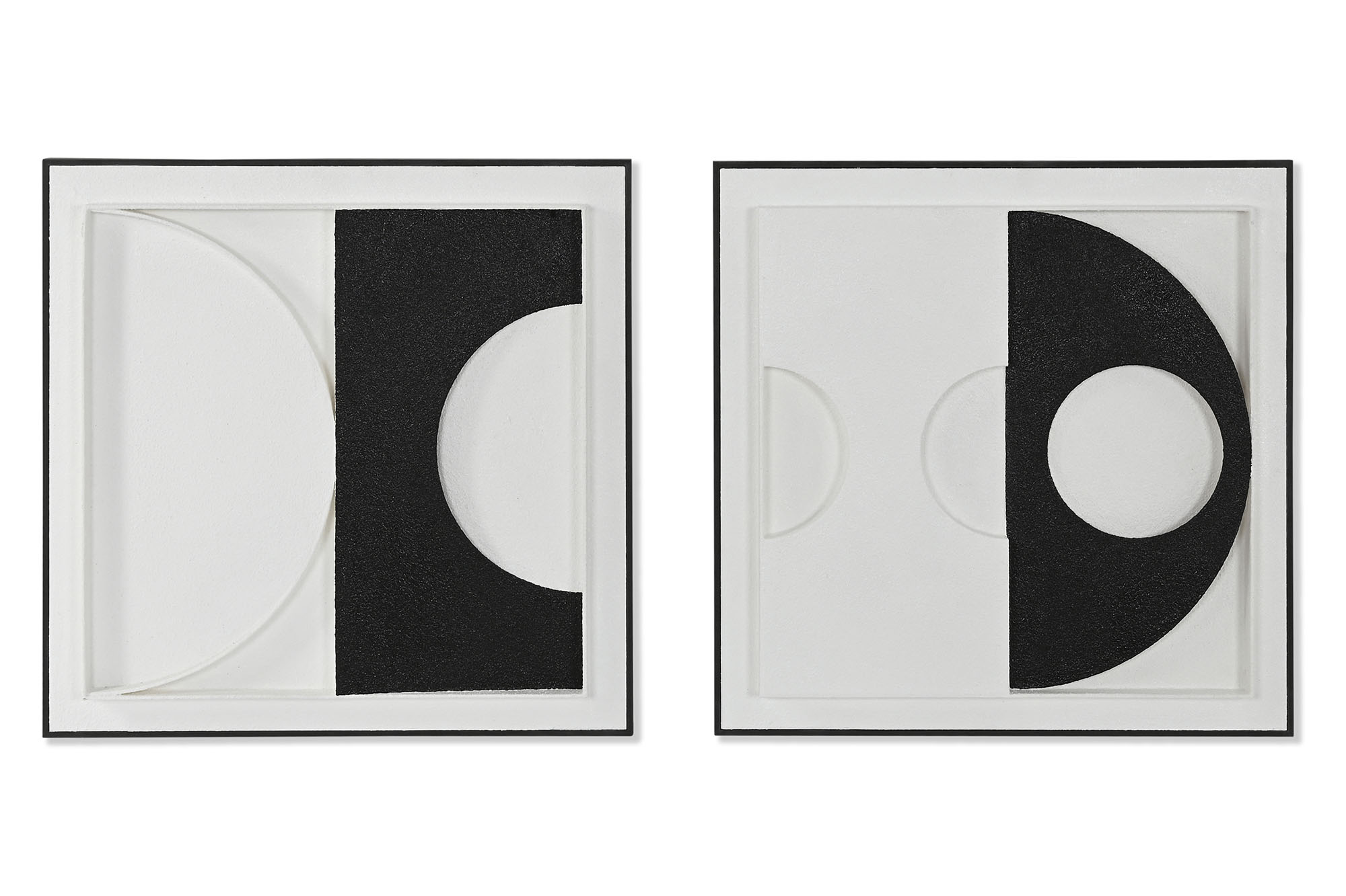 CUADRO YESO MDF 60X6,5X60 ABSTRACTO 3D 2 SURT.