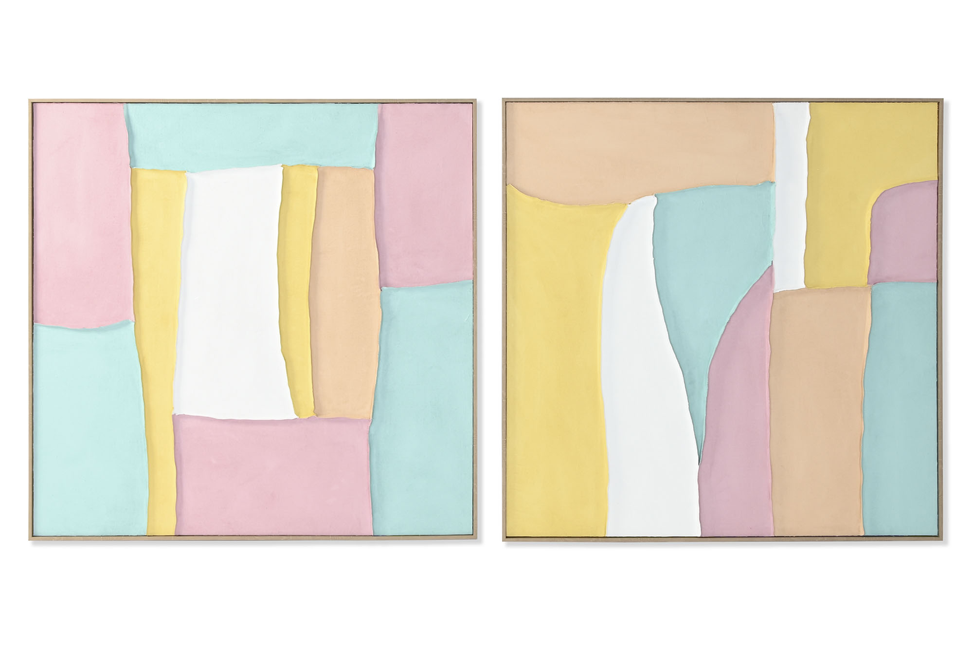 CUADRO LIENZO PS 102X4,5X102 ABSTRACTO 2 SURT.
