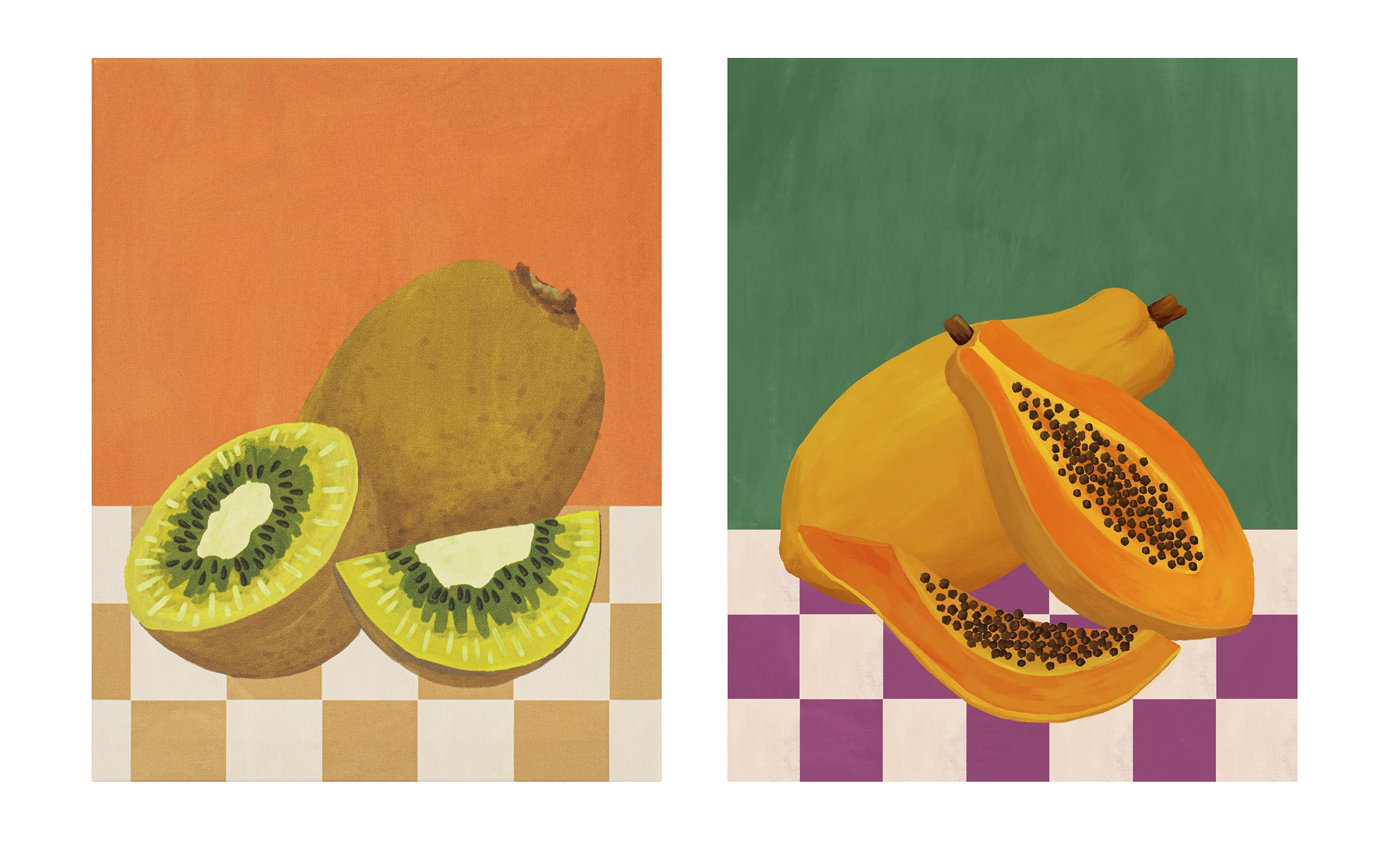 CUADRO LIENZO MDF 26X2X33 FRUTA 2 SURT.