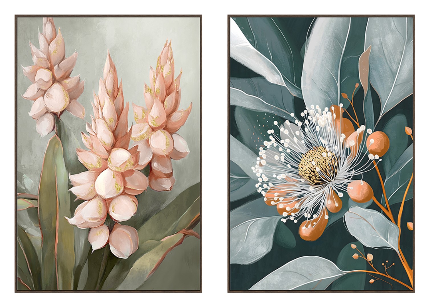 CUADRO LIENZO PS 83X4,5X123 FLOR 2 SURT.