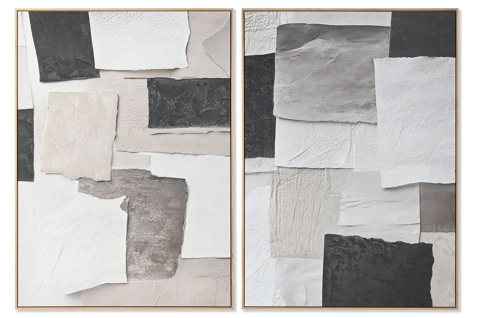 CUADRO MADERA 102,6X4,3X142,6 ABSTRACTO 2 SURT.