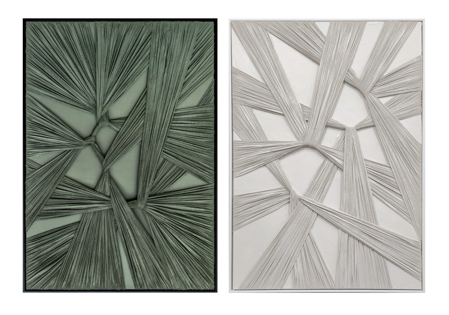 CUADRO LIENZO YESO 83X4,5X123 MODERNO 3D 2 SURT.