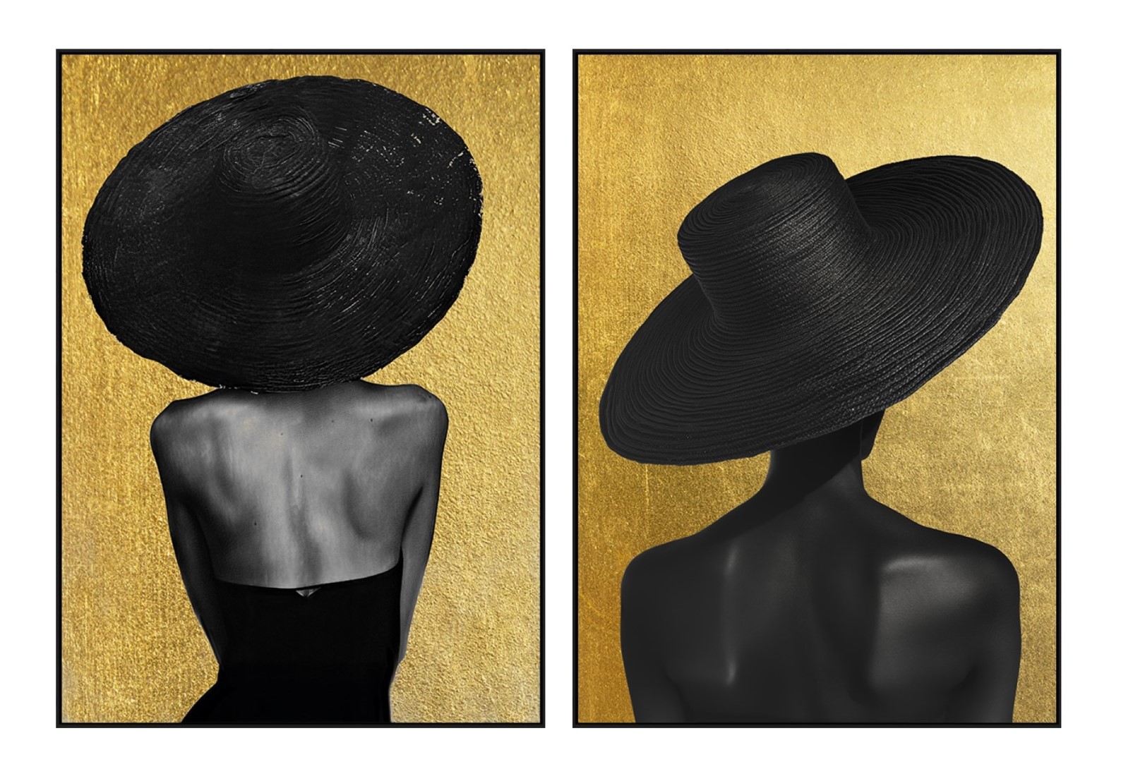 CUADRO LIENZO 102,5X4,5X142,5 CHICA SOMBRERO 2 SUR