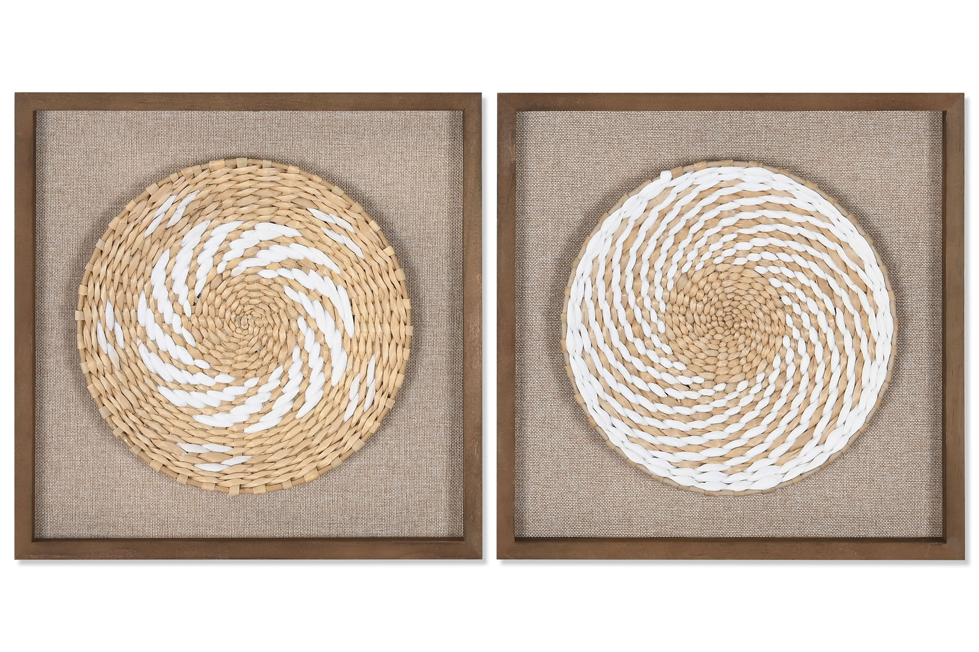 CUADRO YUTE PINO 35X3,6X35 PLATO 3D 2 SURT.