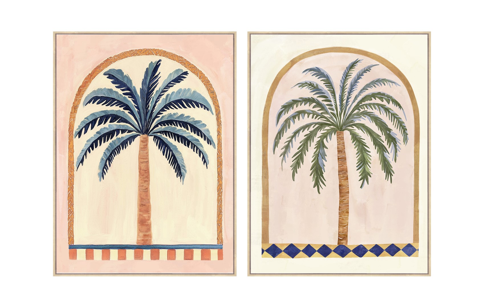 CUADRO LIENZO PS 75X4X100 PALMERA 2 SURT.