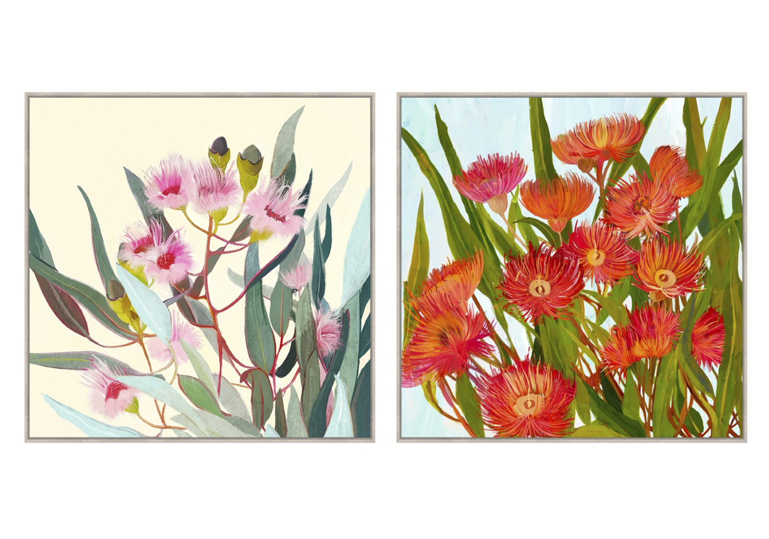 CUADRO LIENZO PS 100X4X100 FLORES 2 SURT.