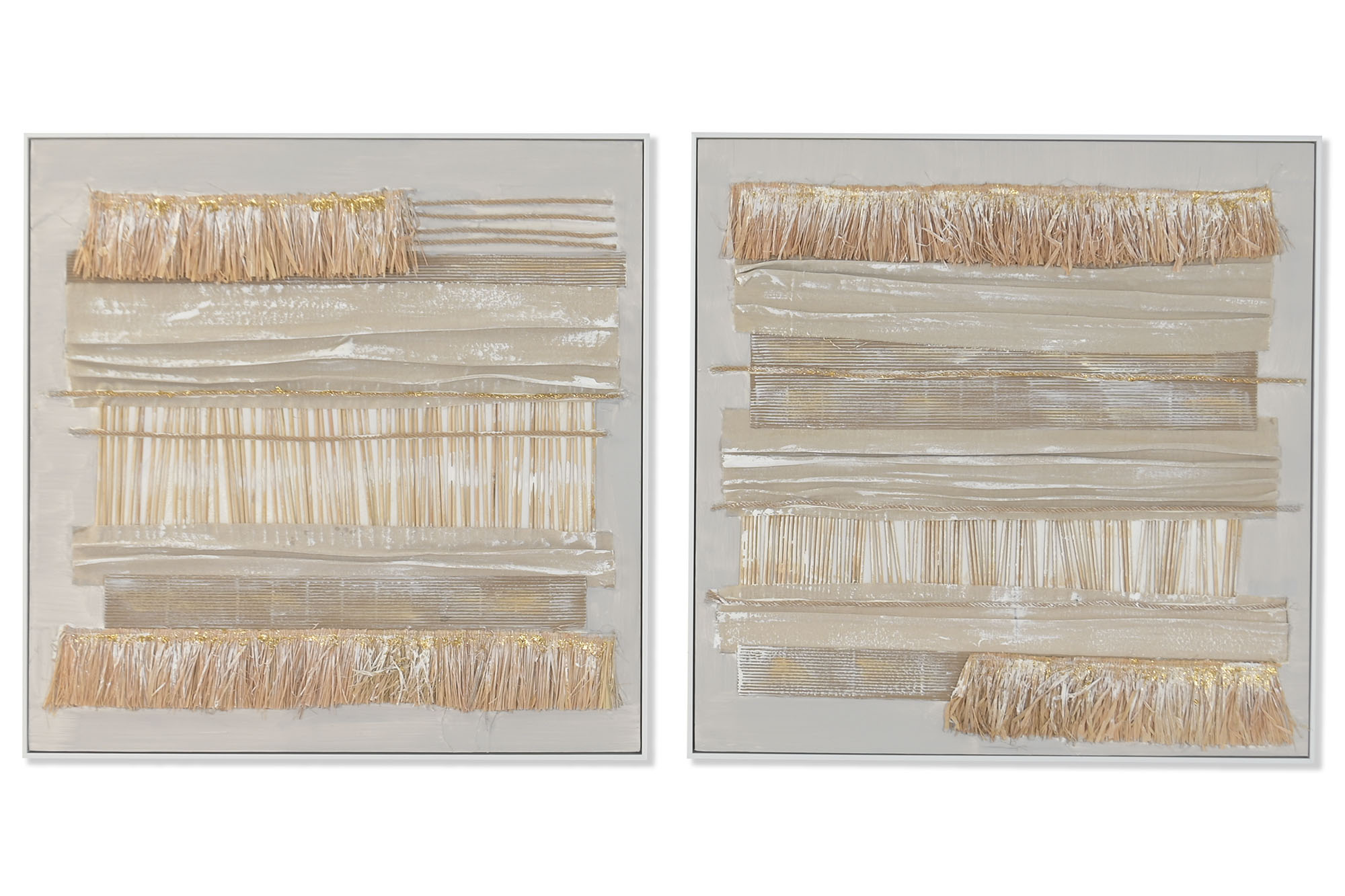 CUADRO LIENZO MDF 82X4,5X82 BOHO 2 SURT.