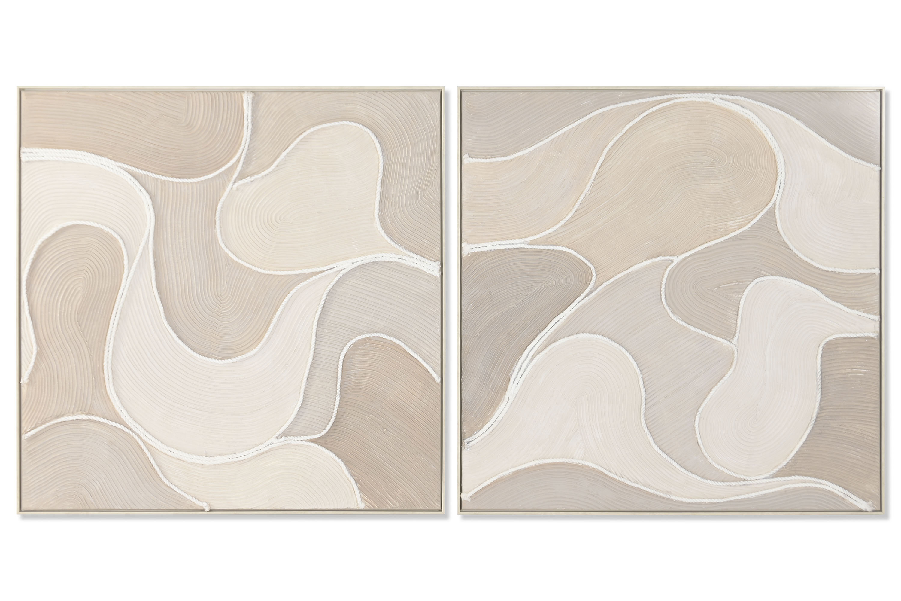 CUADRO LIENZO PS 102X4,5X102 ABSTRACTO 2 SURT.