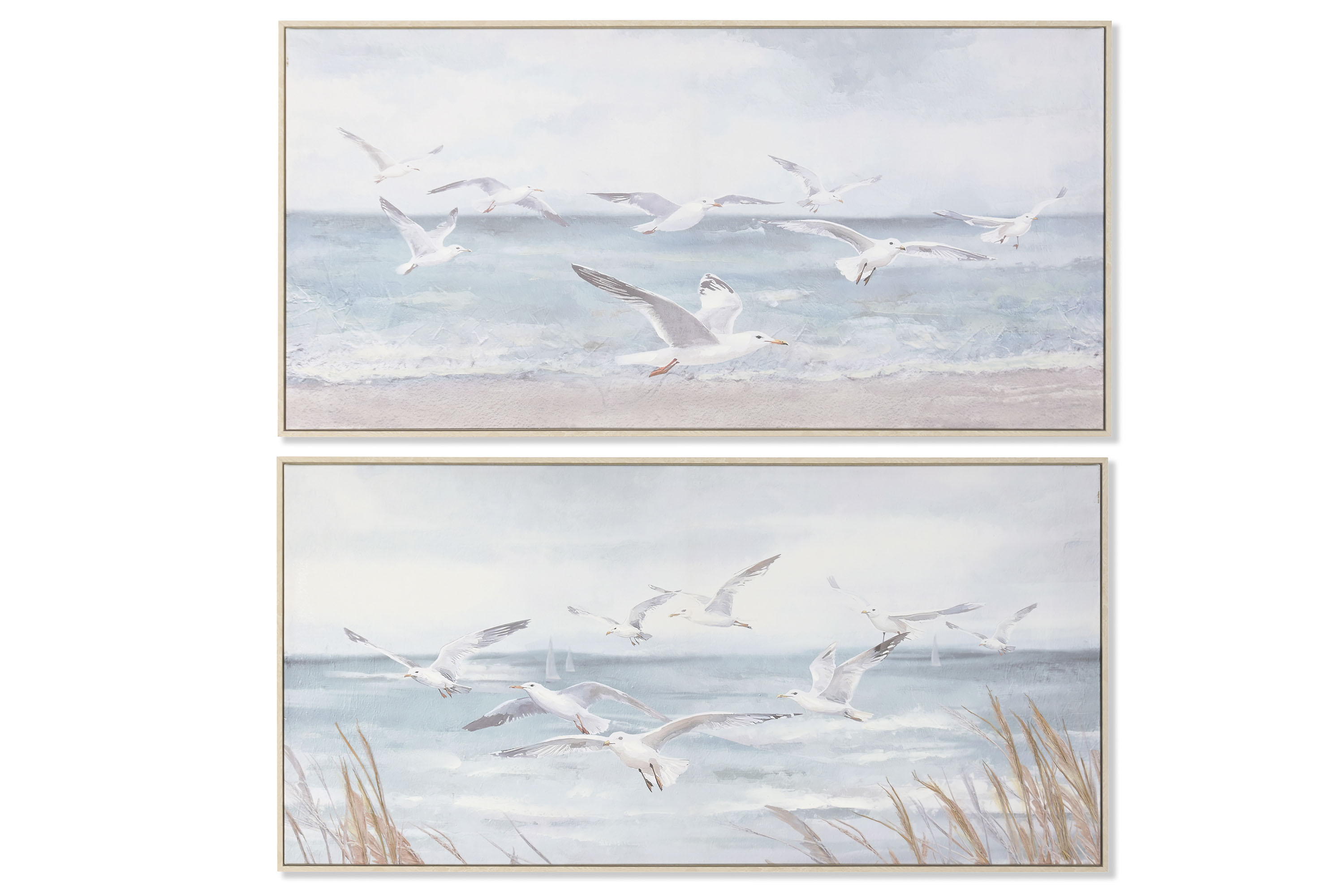 CUADRO LIENZO PS 140X3,7X70 GAVIOTAS 2 SURT.