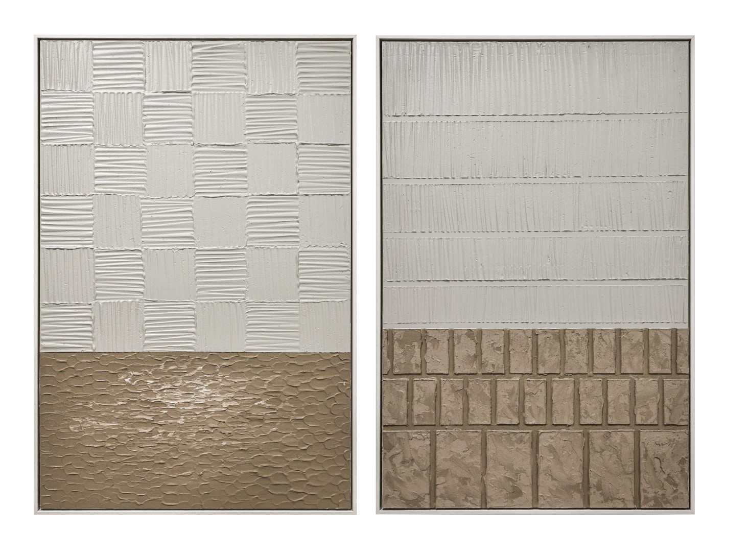 CUADRO LIENZO YESO 83X4,5X123 MODERNO 2 SURT.