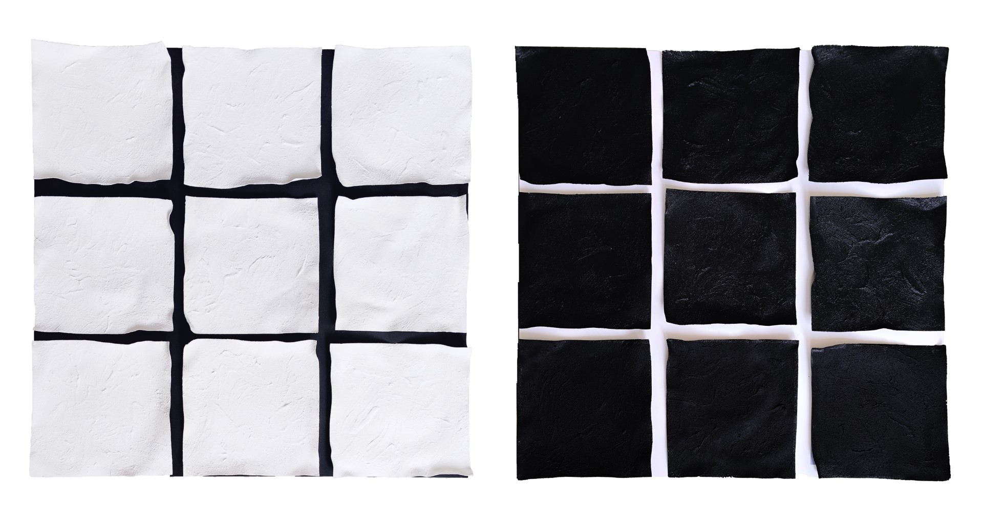 CUADRO LIENZO PAPEL 80X4X80 MODERNO 3D 2 SURT.