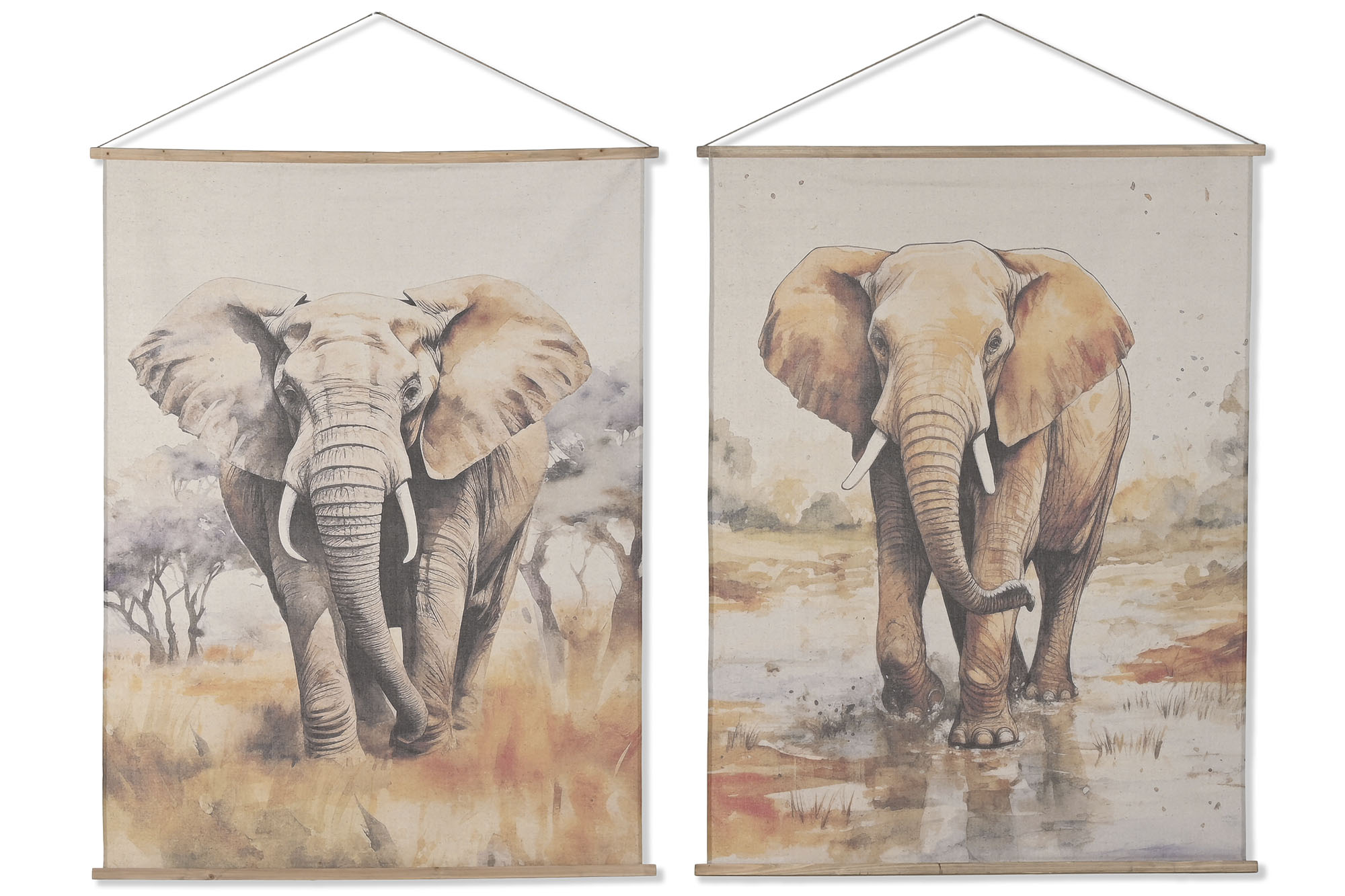LIENZO LINO ABETO 125X2,5X160 ELEFANTE 2 SURT.