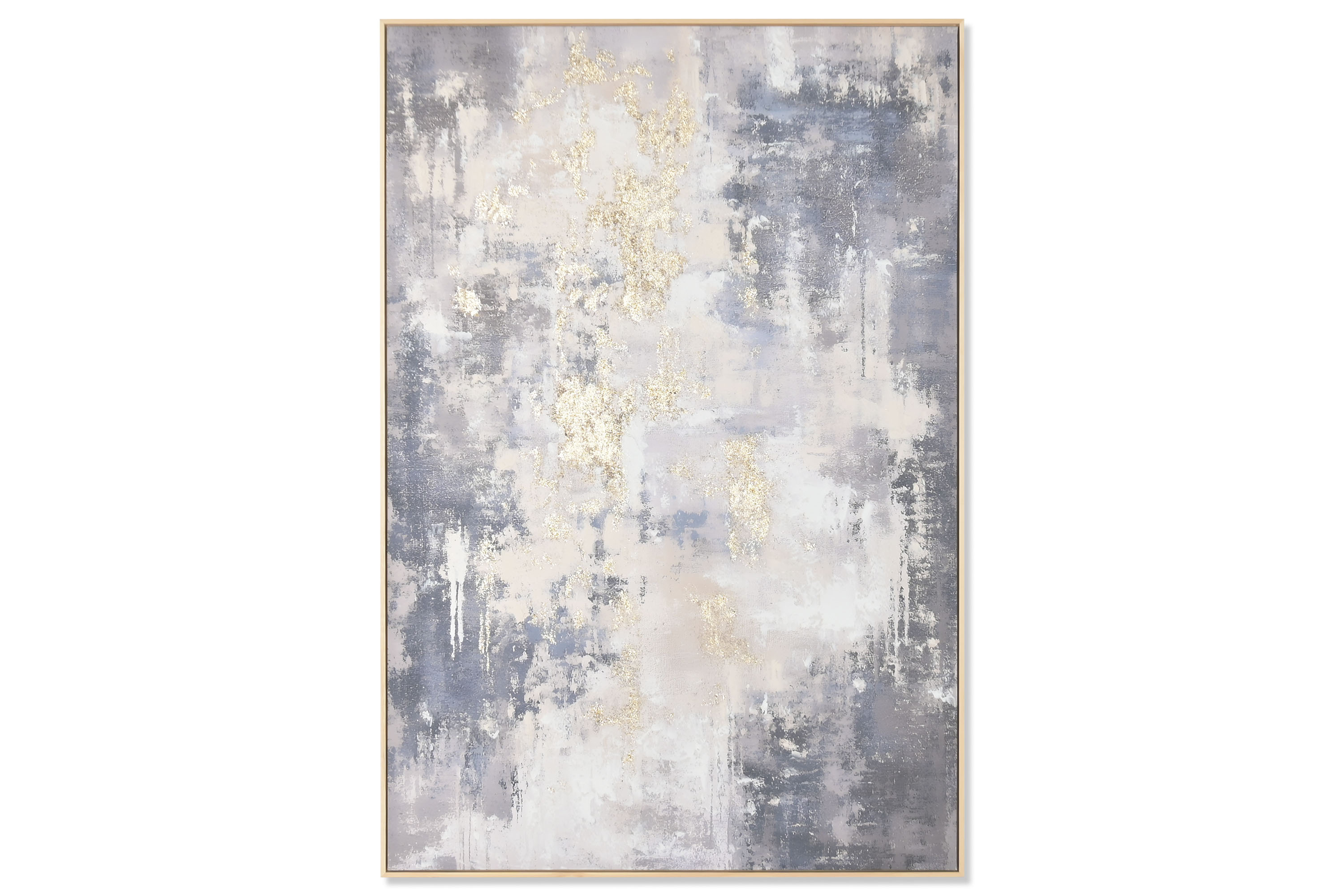 CUADRO LIENZO 123X4X183 OLEO MARCO MADERA