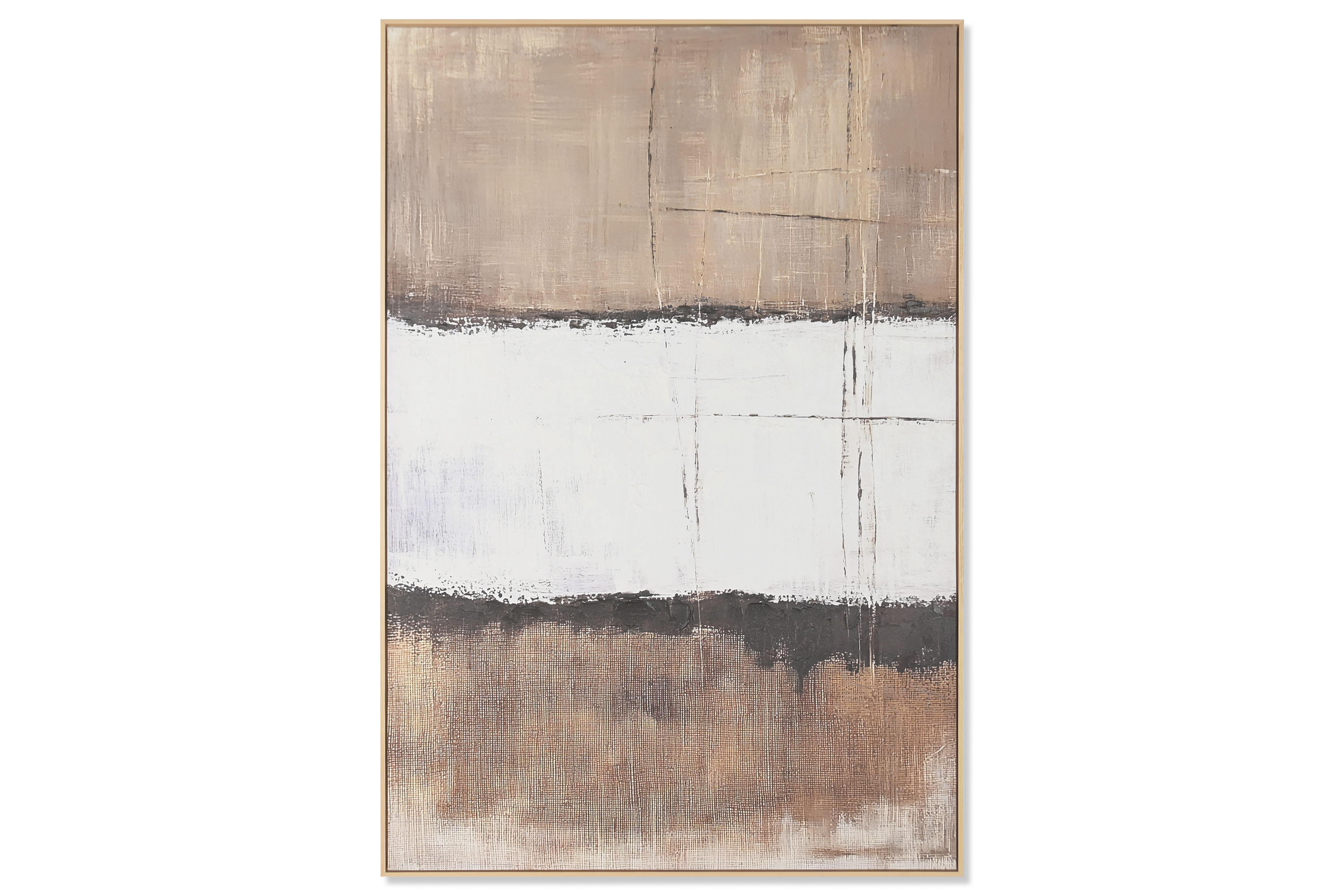 CUADRO LIENZO 123X4X183 TECNICA MIXTA MARCO MADERA