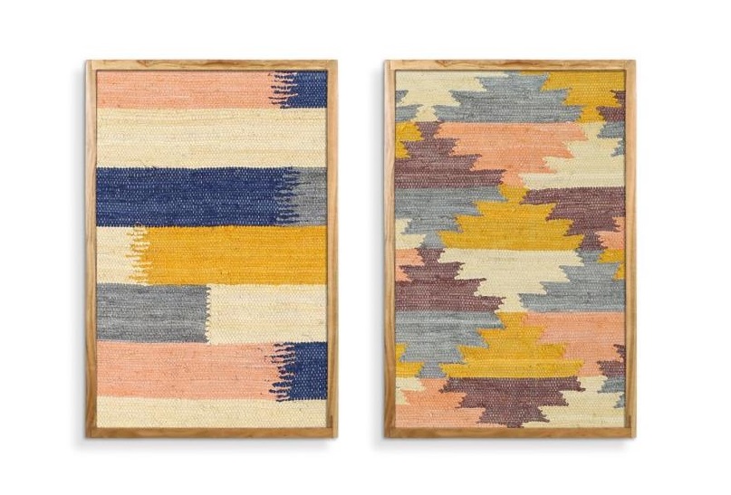 CUADRO ALGODON ACACIA 75X3X105 KILIM 2 SURT.